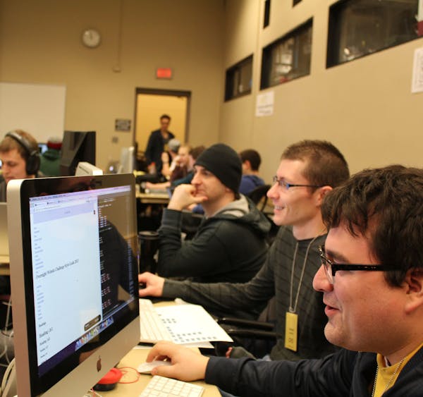 Every spring, about 180 web designers and others at The Nerdery in Bloomington spend 24 hours working on the websites in consultation with 18 selected