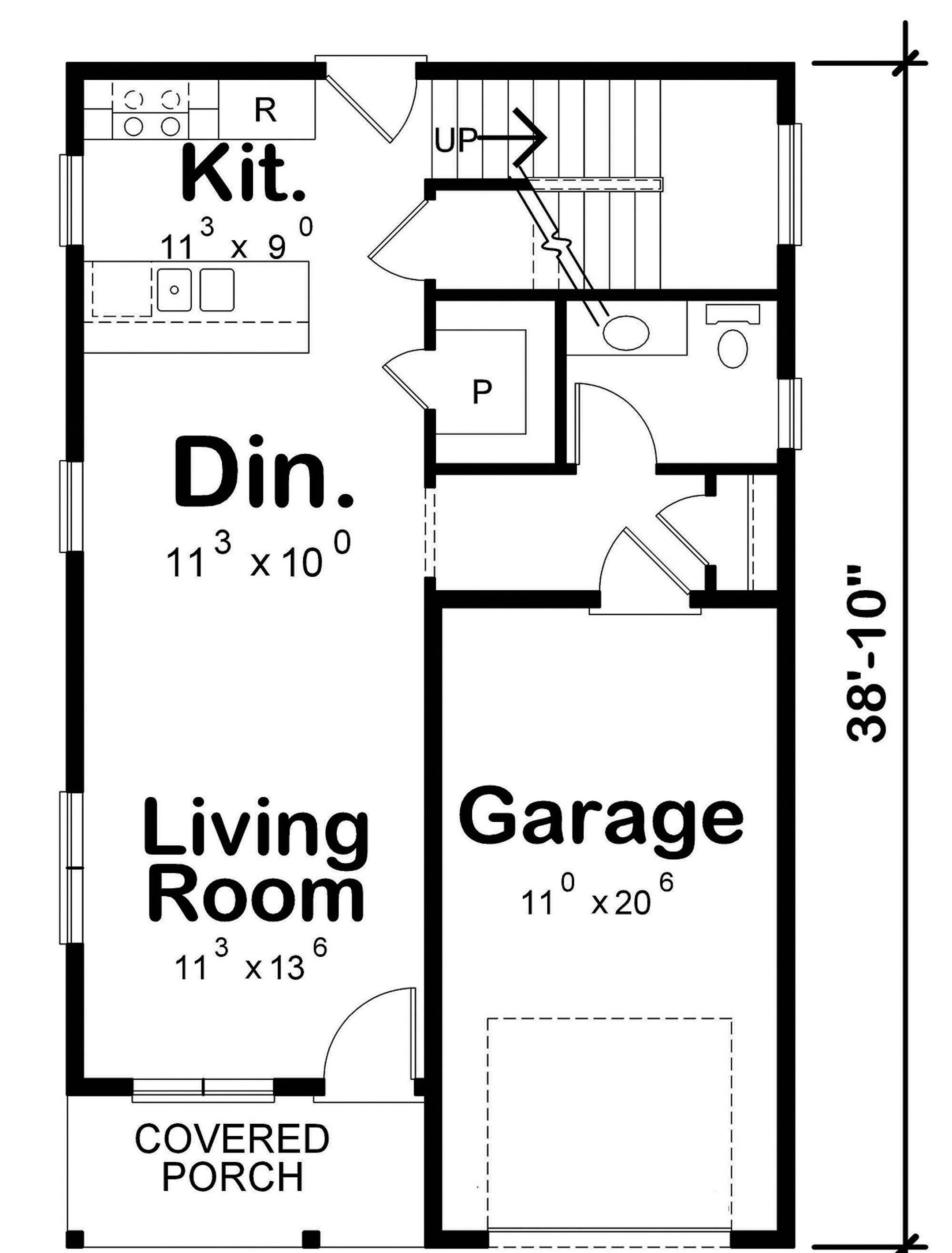 Home plan: Compact contemporary home is stylish and cool with large windows and mixed siding.