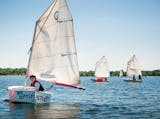 Credit: Ted Salzman, Minnesota Sailing Center The Minnesota Sailing Center offers lessons and sailing on Bde Maka Ska in Minneapolis.