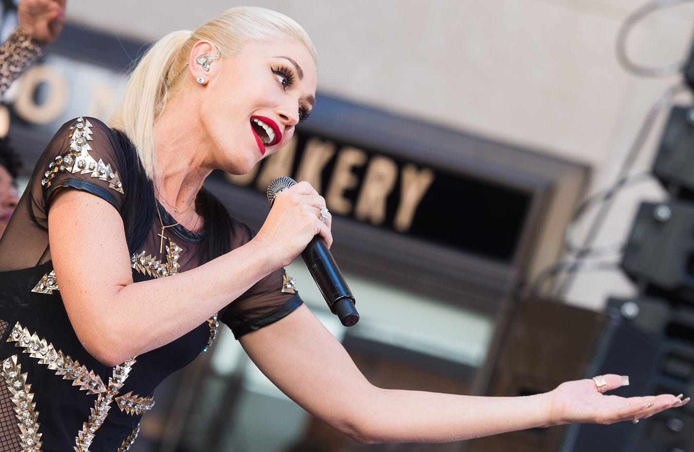 Gwen Stefani performed on NBC's "Today" show last month.