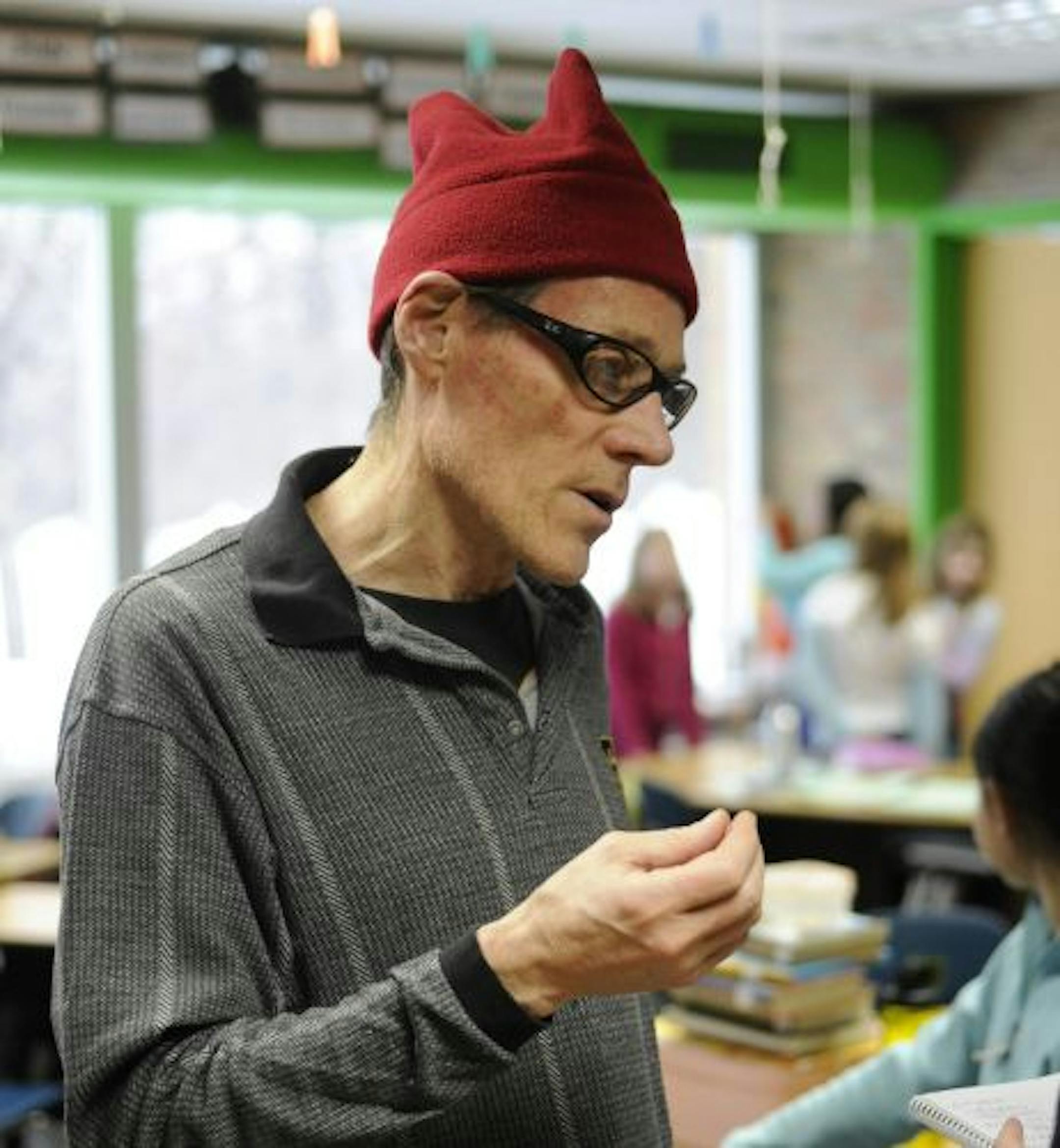 Teacher Mike Seaman inspired his class to help when he read them a story about Haiti.