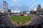 Target Field on Friday night, when the Twins rallied to beat the A's 6-5 in 10 innings. The teams were rained out Saturday and will play a split doubl