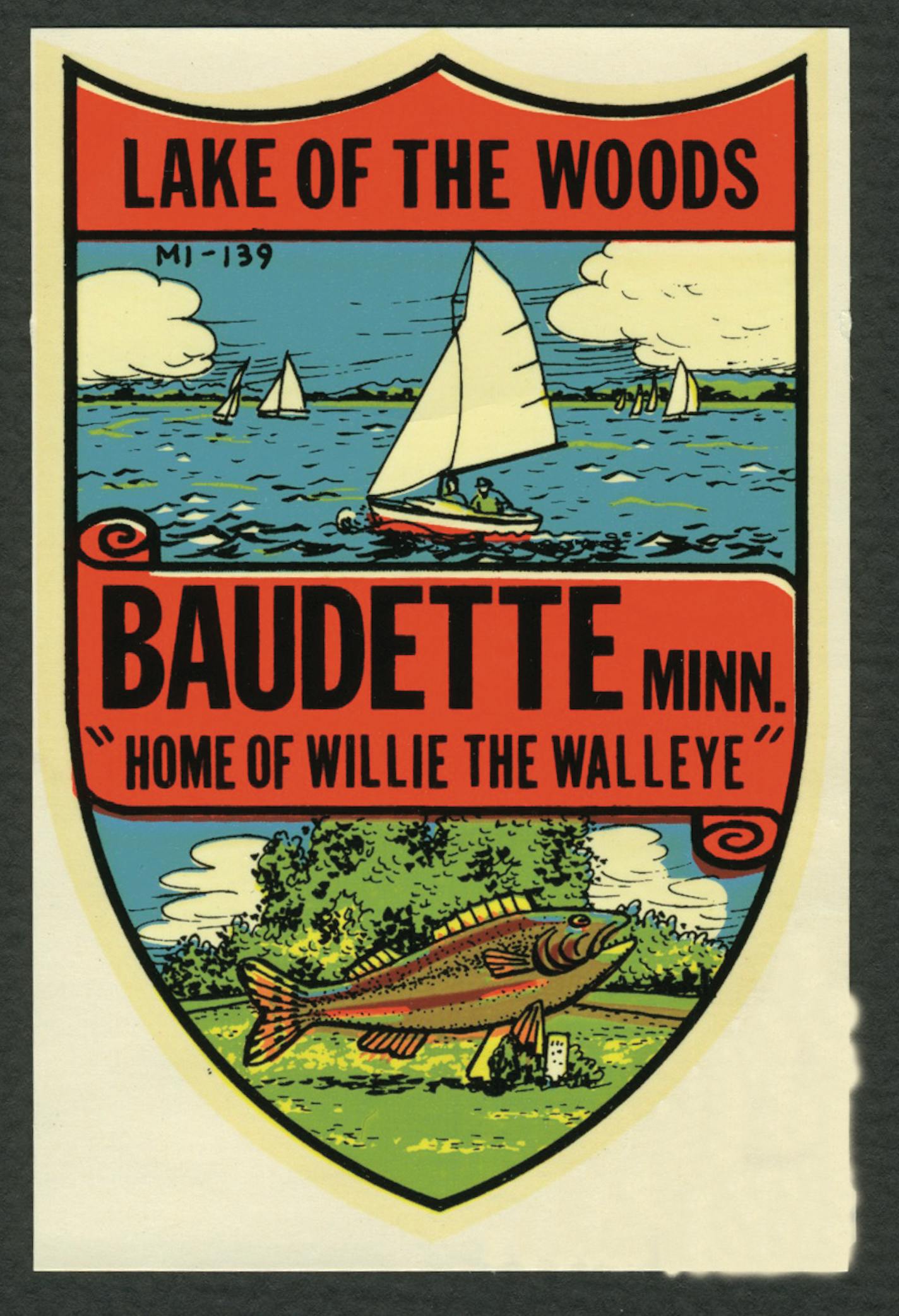 Baudette sticker