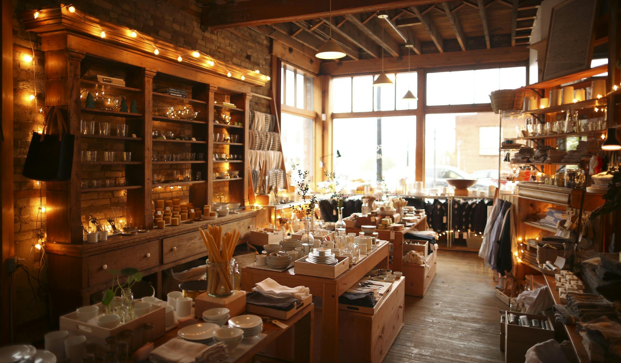 The interior of the home store The Foundry. ] JEFF WHEELER ï jeff.wheeler@startribune.com The Foundry in Minneapolis' North Loop will be celebrating Small Business Saturday this weekend. Manager Lillian Egner was photographed Wednesday November 18, 2015.