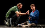 Gene Gillette as Ed and Adam Langdon as Christopher Boone in the touring production of "The Curious Incident of the Dog in the Night-Time."