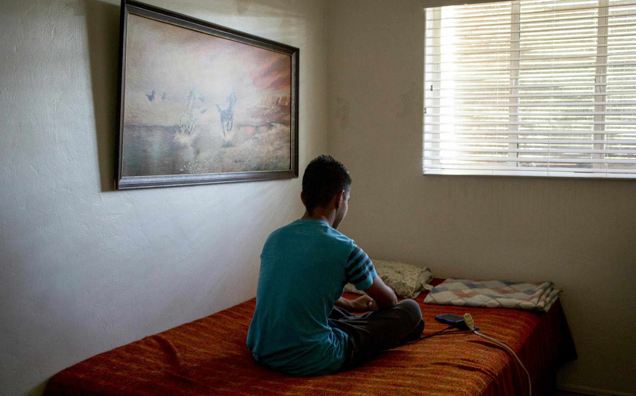 A 15-year-old boy from El Salvador in Tucson, Ariz., Aug. 15, 2016. He is asking for asylum in Arizona after fleeing gang violence back home, but he did not have a lawyer in immigration court.
