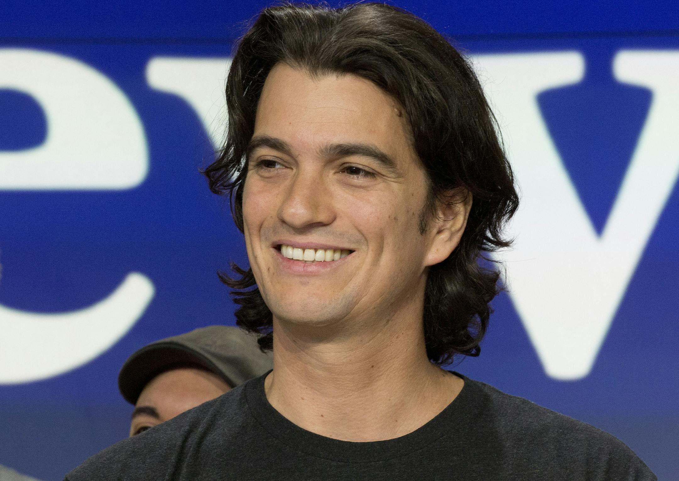 FILE - In this Jan. 16, 2018 file photo, Adam Neumann, co-founder and CEO of WeWork, attends the opening bell ceremony at Nasdaq, in New York. WeWork is delaying its IPO, saying it now expects the offering to be completed by the end of the year. The office-sharing company is hoping to restore investor confidence amid doubts about its ability to make money and decisions that’ve raised concerns about its CEO. (AP Photo/Mark Lennihan, File) ORG XMIT: MERba8d689e640ea8fd6e125cc3ad1b1