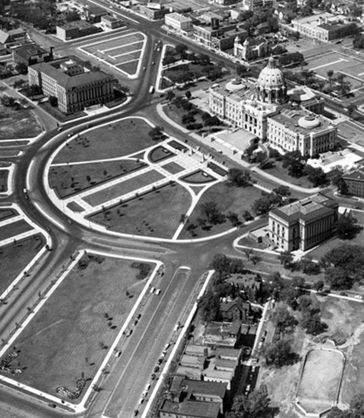 central park in Saint Paul, 1955, MHS