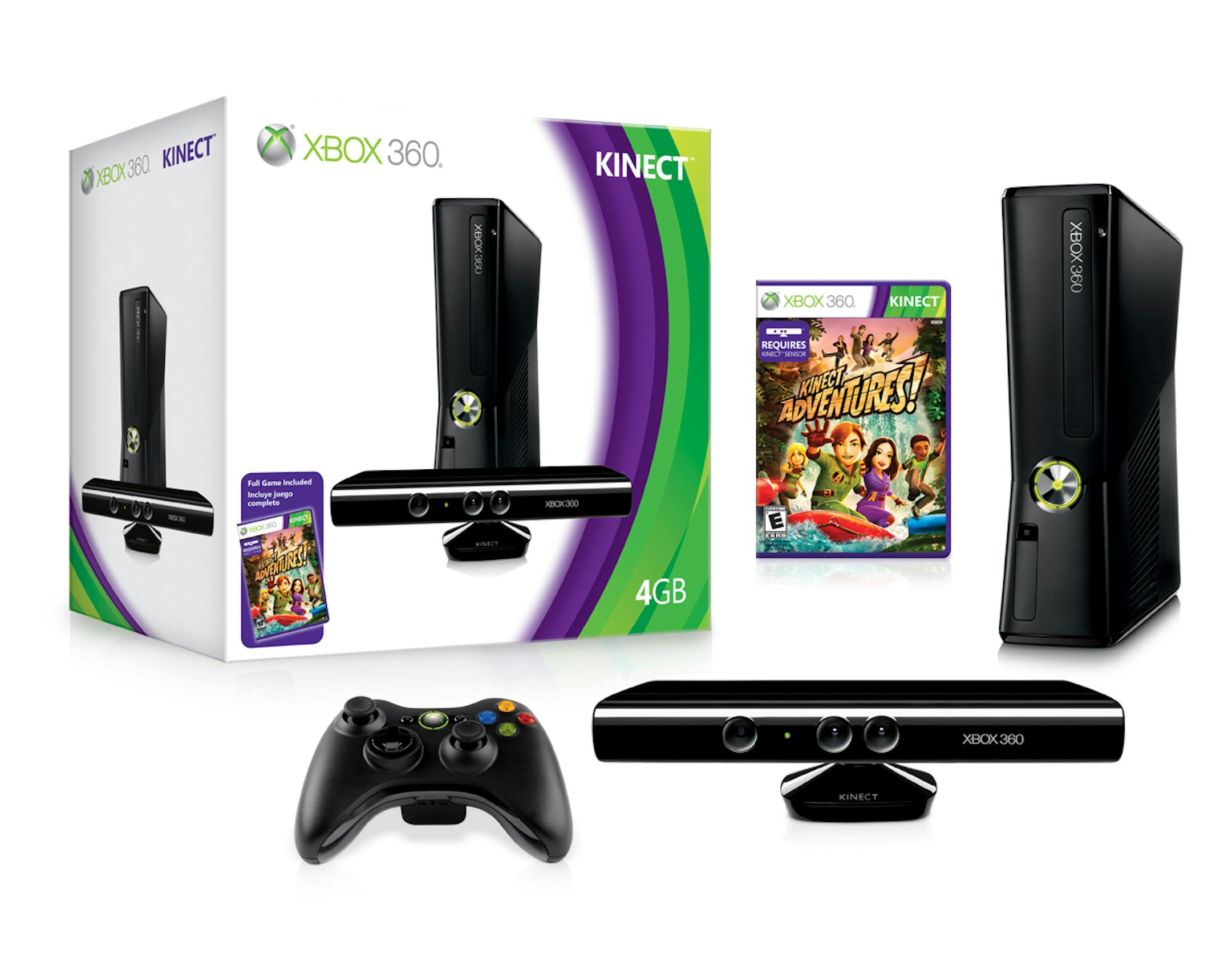 Microsoft sold about 750,000 bundled-up Xbox 360 game consoles, like this one, over the Thanksgiving/Black Friday weekend.