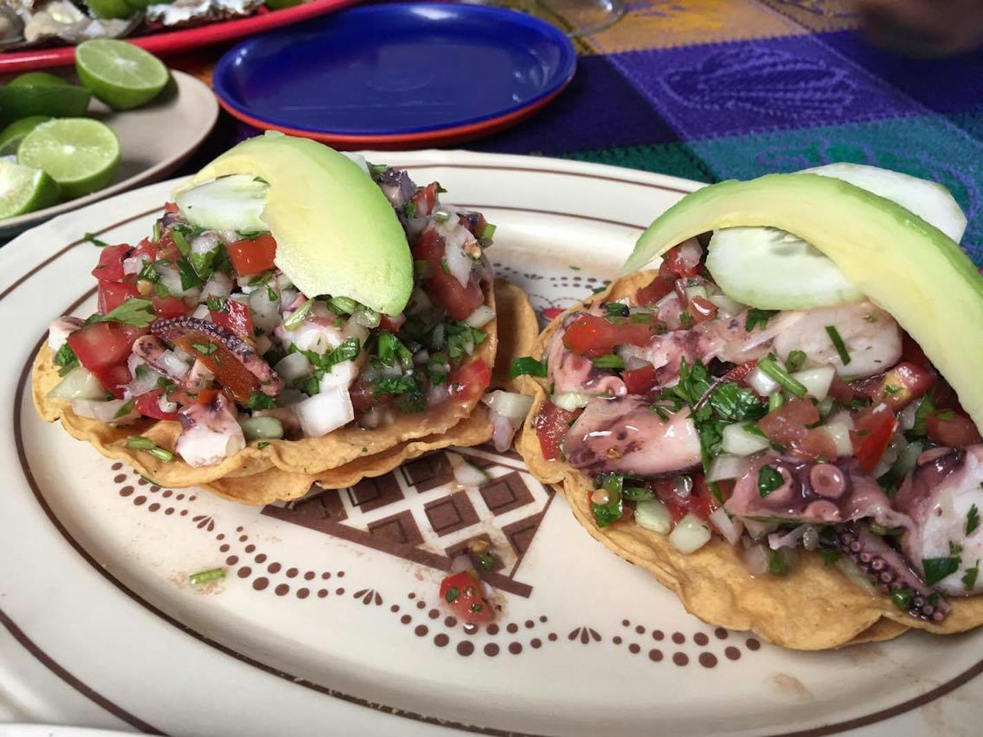 Baja Haus tostadas.