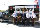 Mobile Crime Unit, Anoka County Sheriff's Office: Chief Deputy Tom Wells, Sheriff James Stuart, Bill Snoke, Jeff Czyson (both from Allina Health) and 