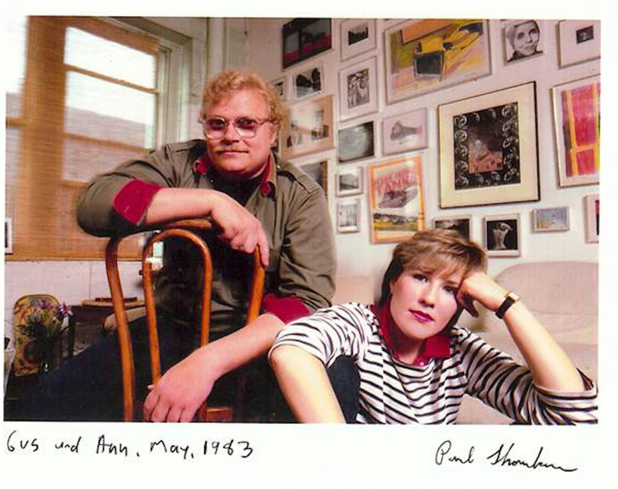 Gus Gustafson and Ann Marsden, 1983