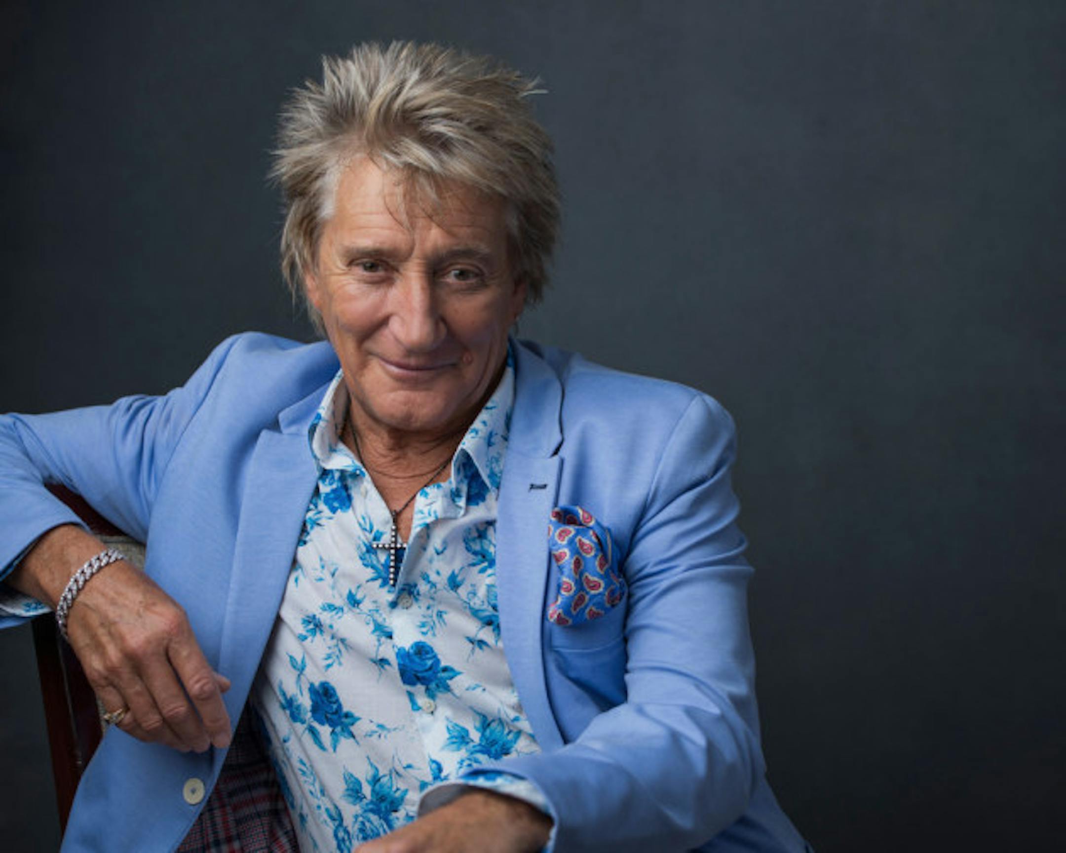 Rod Stewart/ Photo by Drew Gurian, Associated Press