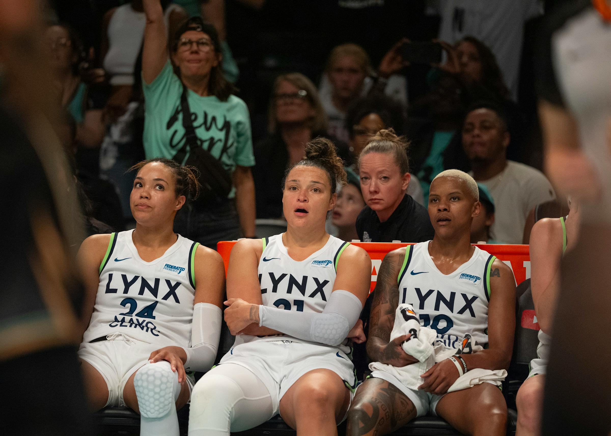 Questa volta il rally dei Minnesota Lynx si è interrotto bruscamente contro i New York Liberty nella seconda partita delle finali WNBA.