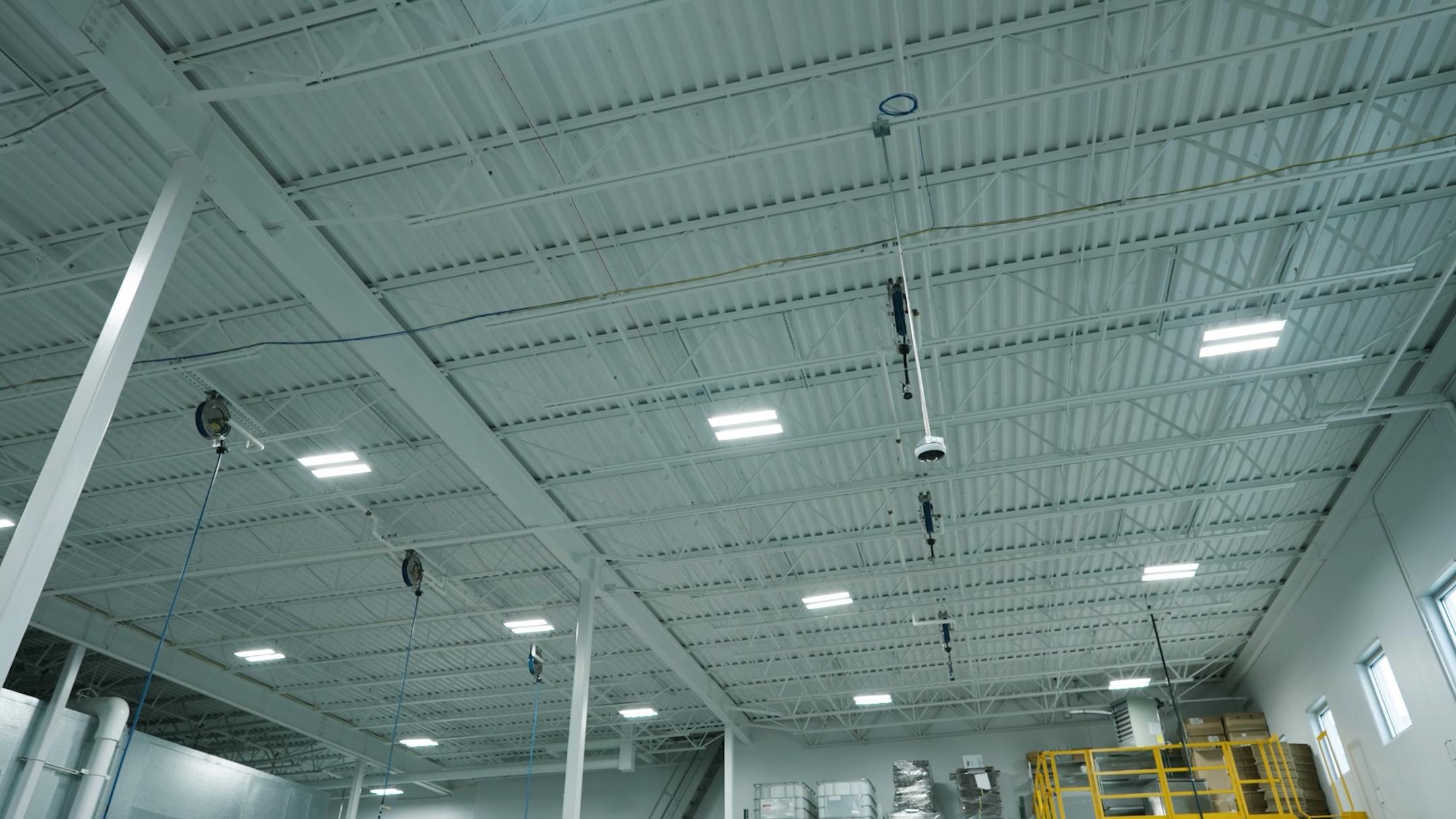 Before their Xcel Energy assessment, the Good Acre’s lights were old and falling apart.  They were able to replace them with energy-saving LED fixtures.