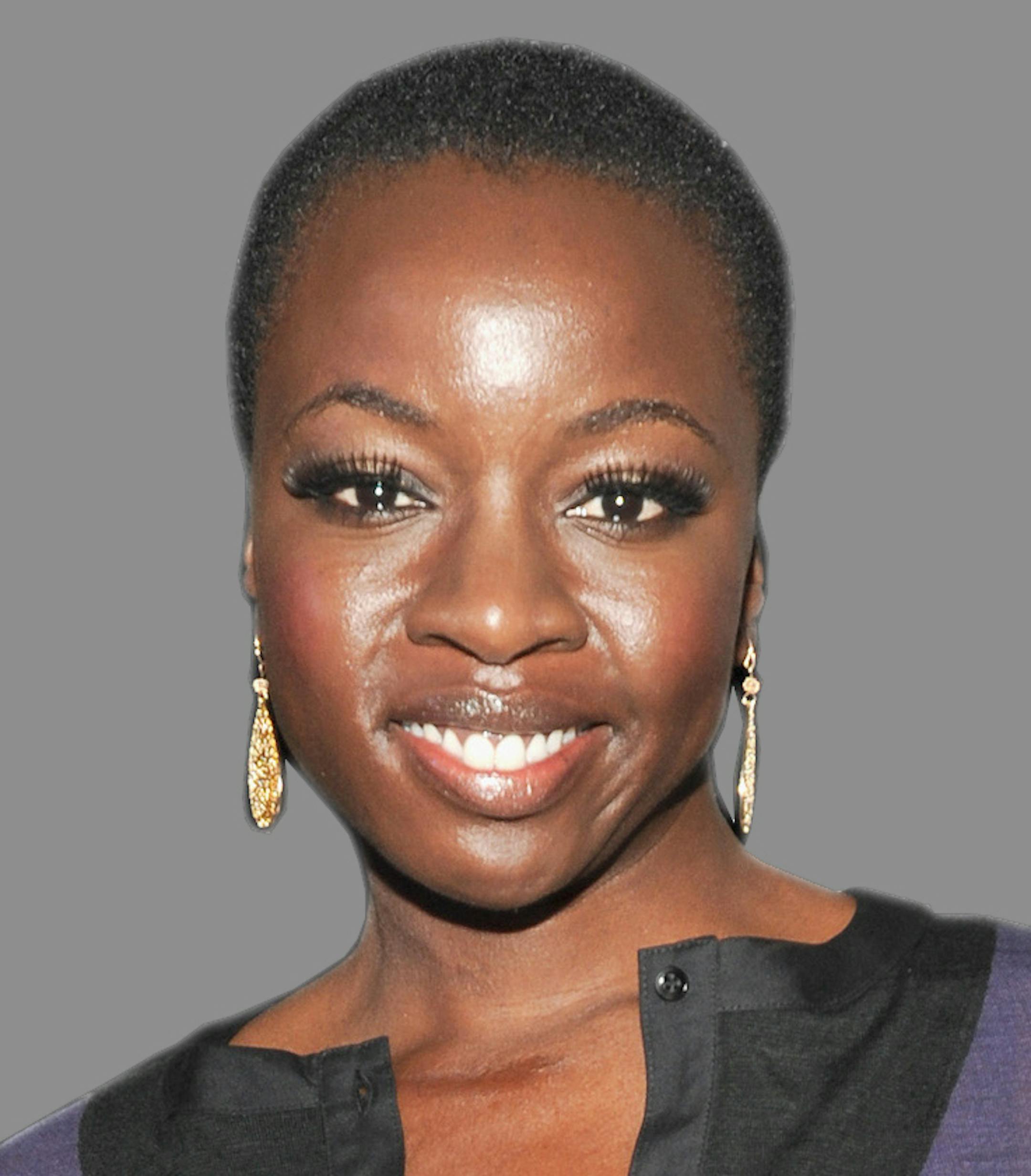 Actress Danai Gurira poses at the Cinema Cafe during the Sundance Film Festival on Saturday, Jan. 19, 2013 in Park City, Utah. (Photo: Evan Agostini/Invision for Chase Sapphire/AP Images) ORG XMIT: MIN2013021309272216
