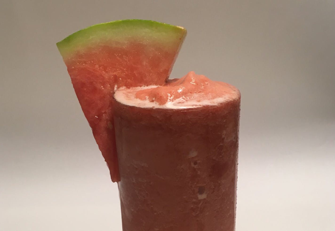 Watermelon, Lime and Tequila Frozen Cocktail.