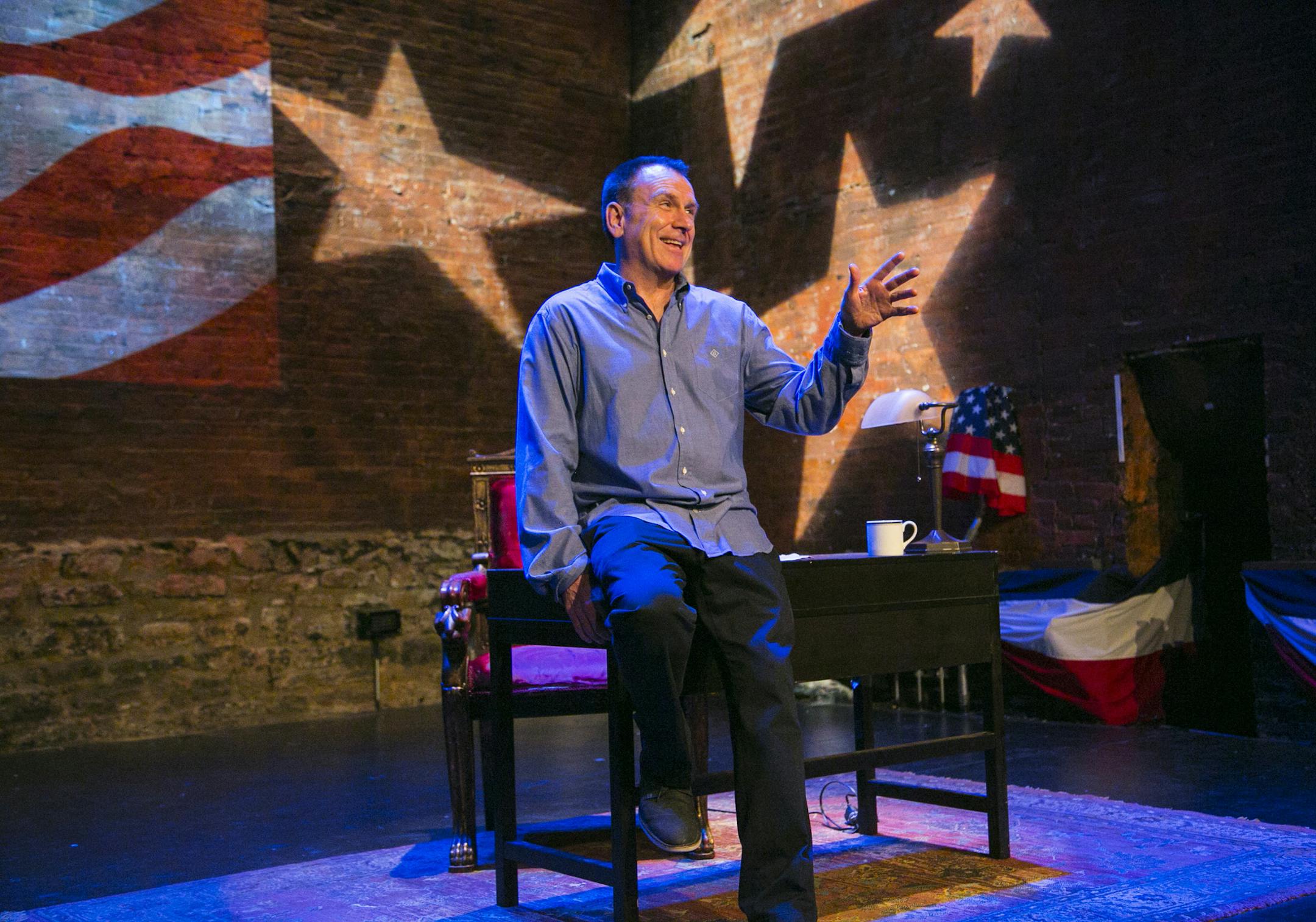 Photo by Mike Lavoie, copyright 2013 Colin Quinn in "Unconstitutional."