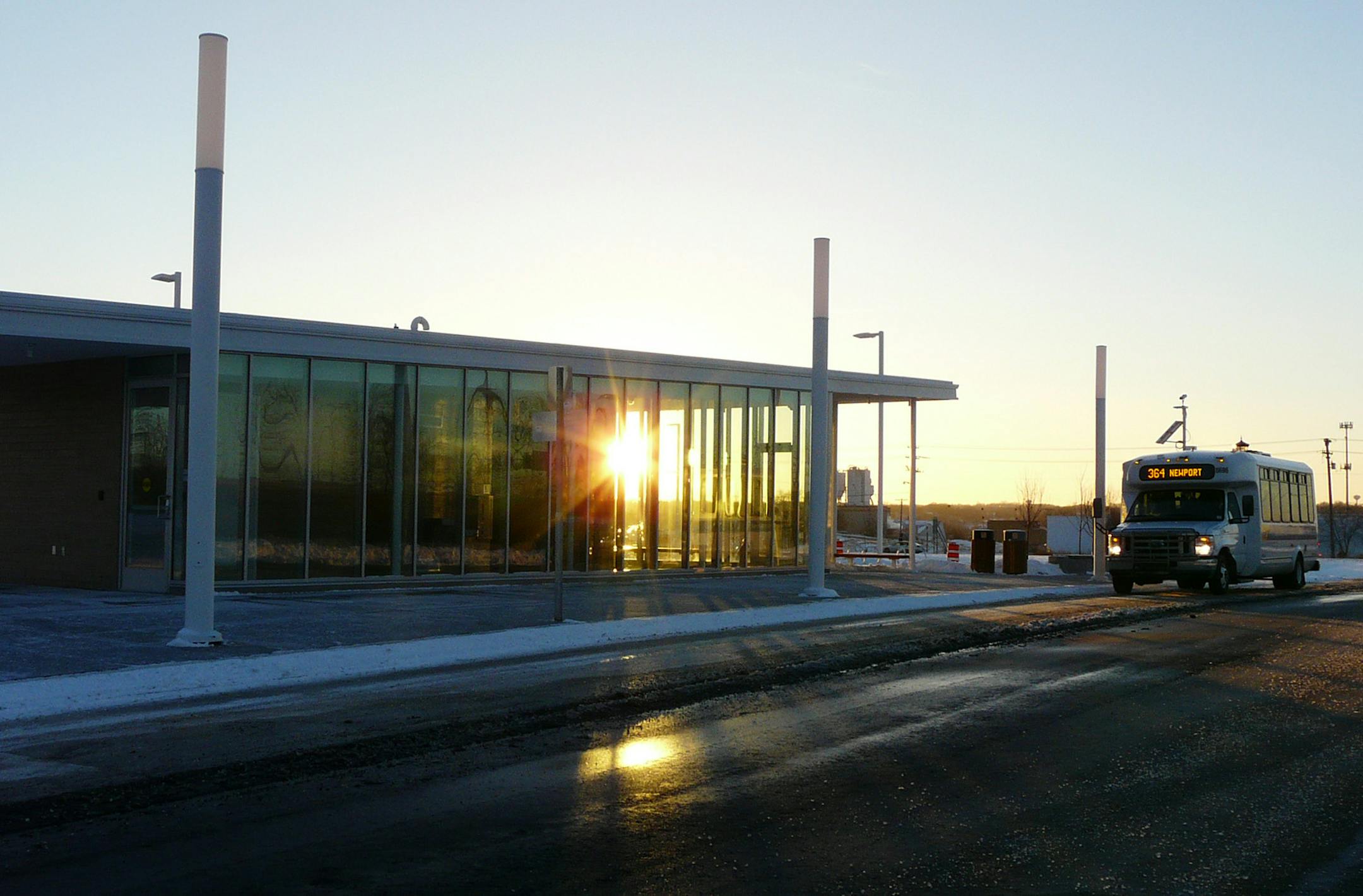 Newport Transit Station. Photo by David Peterson, david.a.peterson@startribune.com