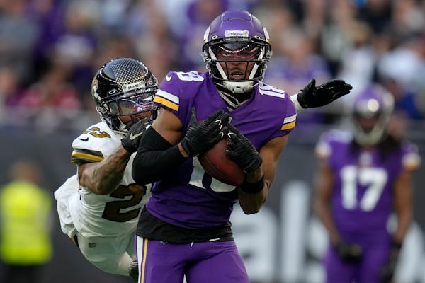 When the Vikings saw one-on-one matchups for Justin Jefferson against Saints cornerback Marshon Lattimore, they tried to get the ball to him.