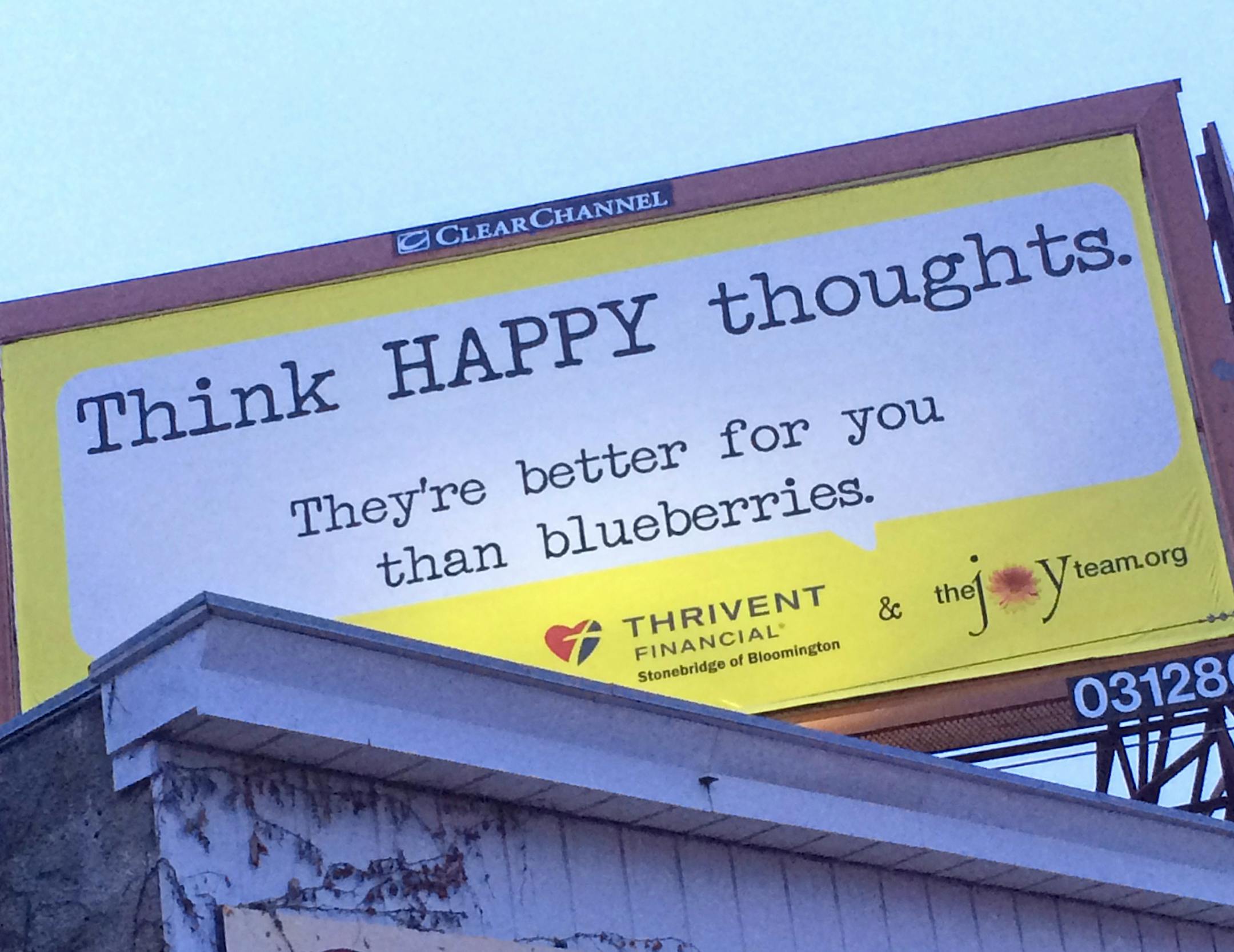 his billboard on Nicollet Avenue just south of 43rd Street in south Minneapolis is helping form a "smile" that spans many states. CREDIT: Paul Walsh -- Star Tribune