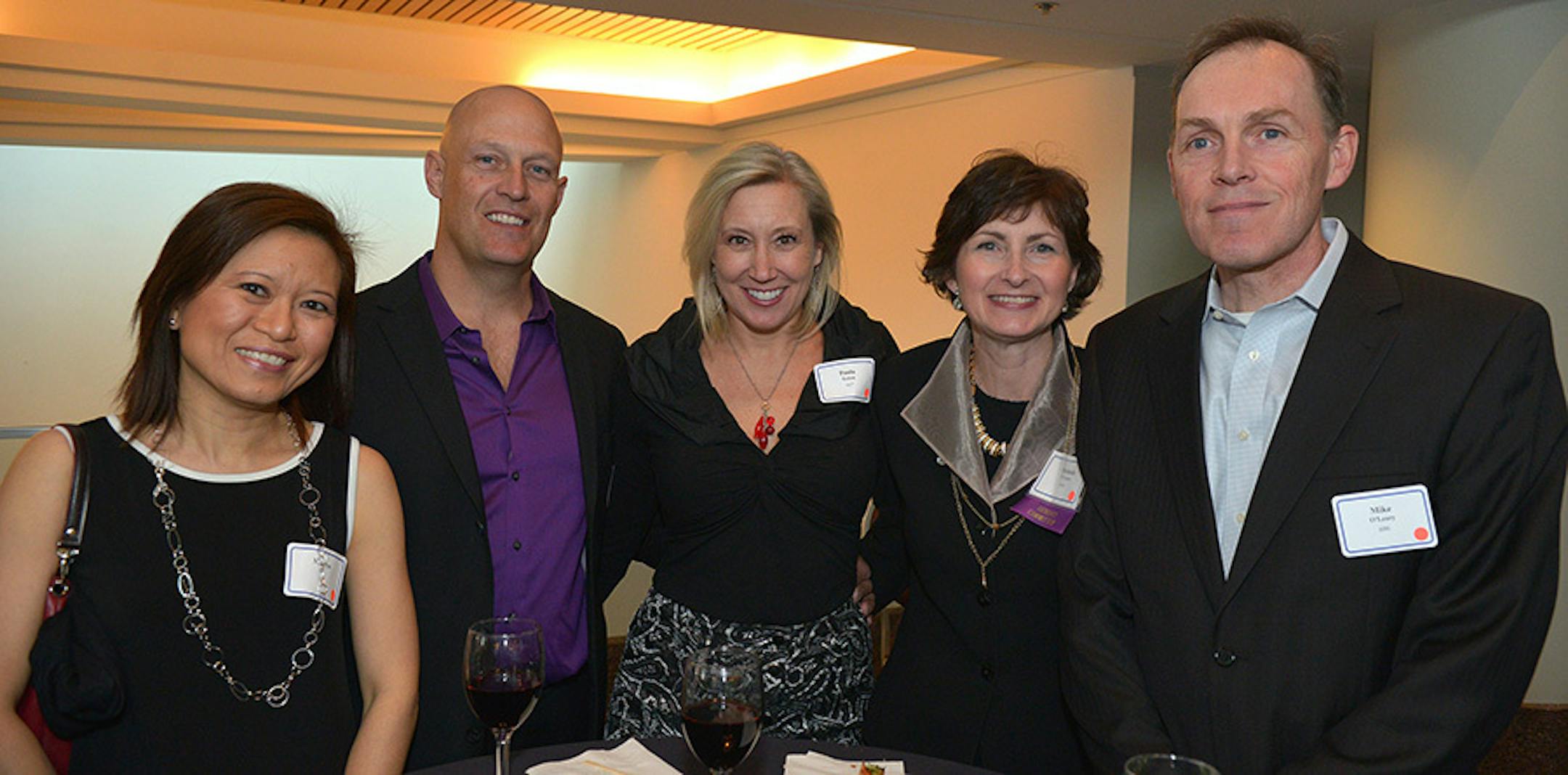 From left, Marlyn Lee, Noel and Paula Totten, benefit Michelle and Mike O'Leary.