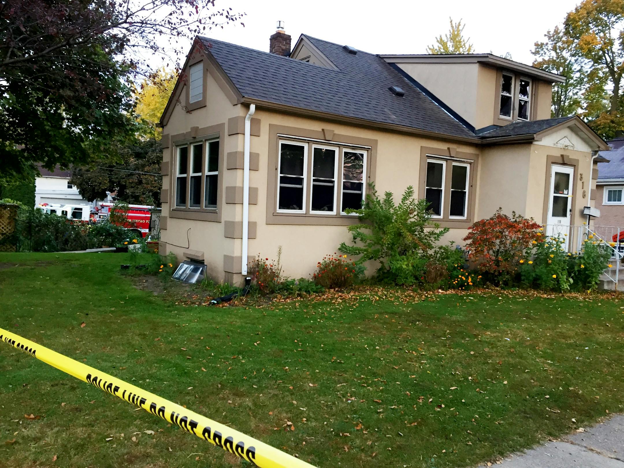 Two people died and one was injured in a fire on the 300 block of 11th Avenue S. in South St. Paul Tuesday night.