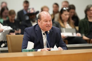 Joel Carlson, a lobbyist for Uber, spoke before the Minnesota Senate Labor Committee on March 12.