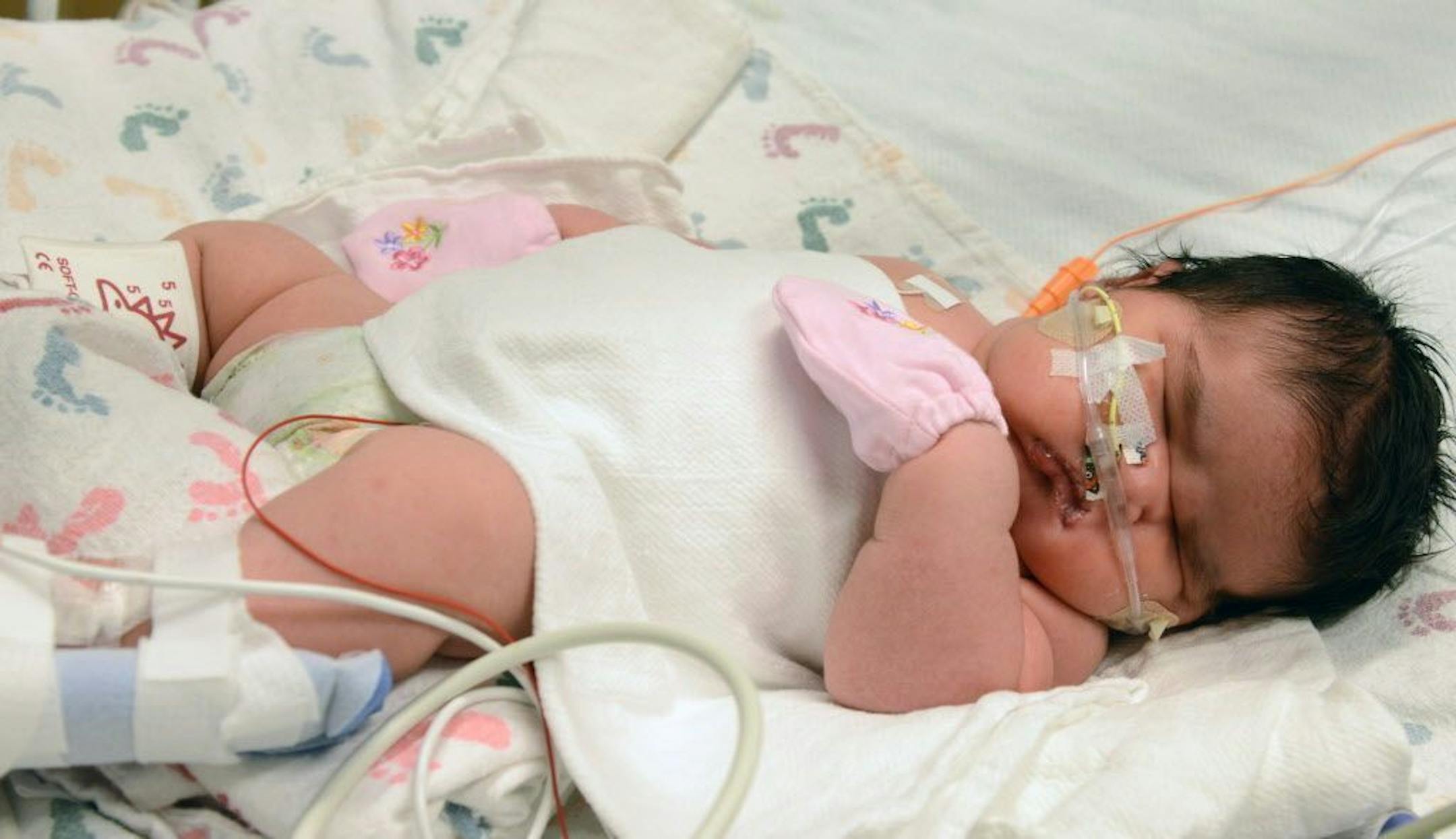 Mia Yasmin Garcia was born by cesarean section in Alamosa, Colo., on Monday, Dec.1, weighing 13 pounds, 13 ounces.
