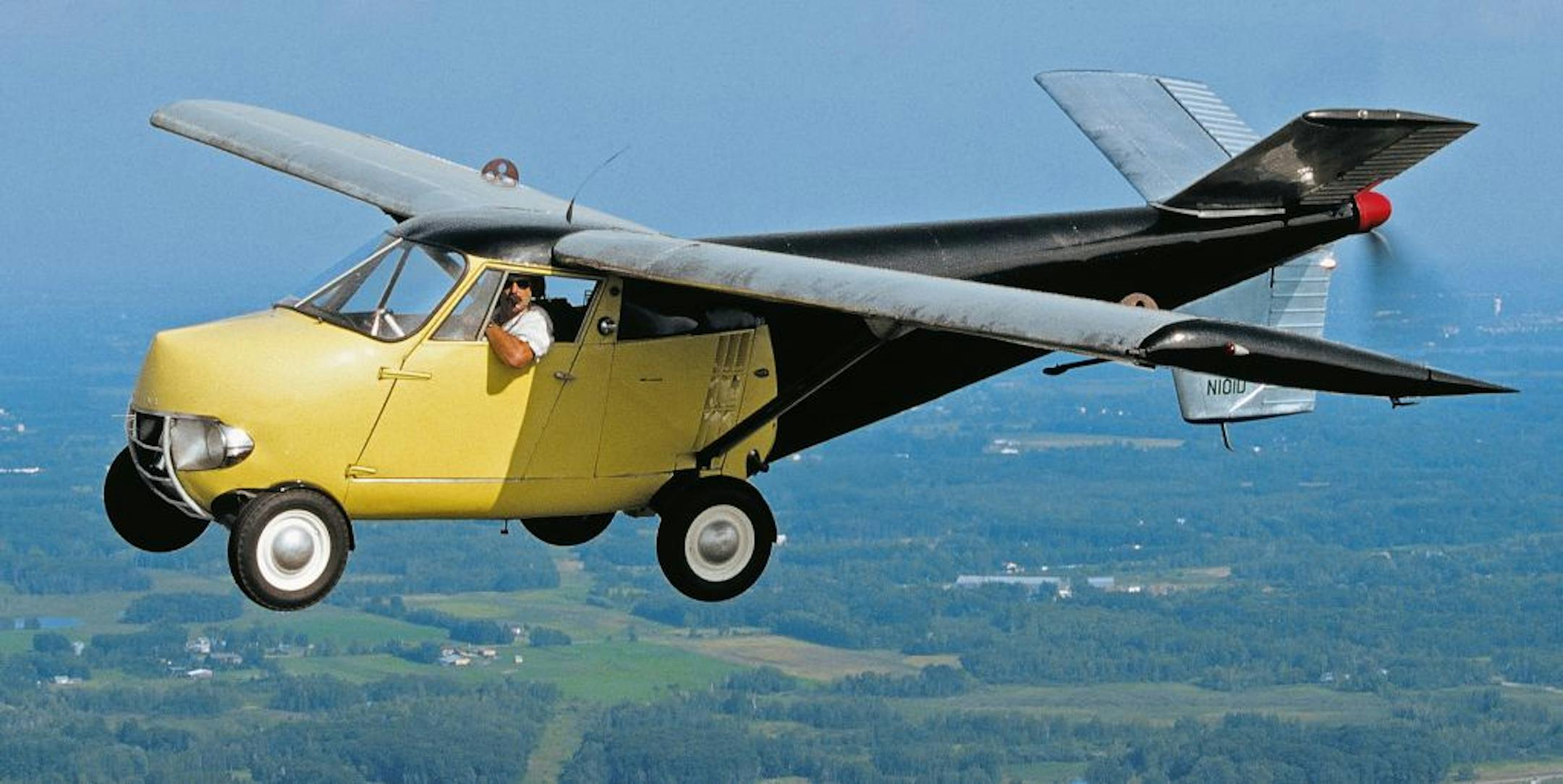 Airplane collector Greg Herrick is selling a 1954 Taylor Aerocar for $1.25 million.