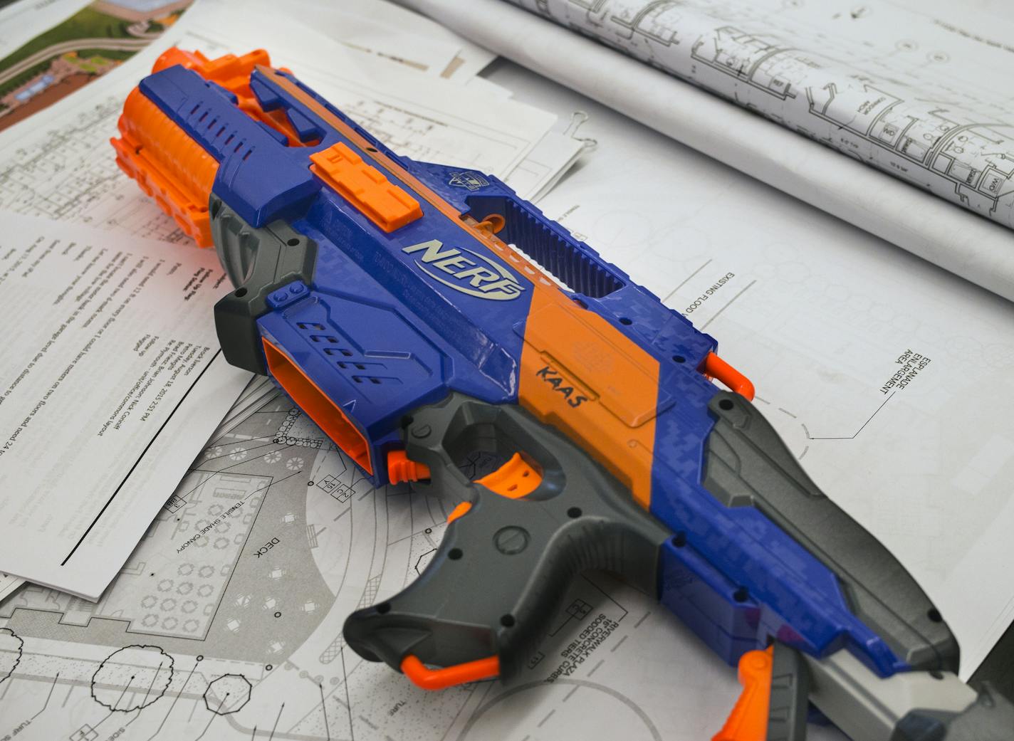 Employees at Kaas Wilson Architects enjoy perks such as nerf gun wars that make work more "fun."]Richard Tsong-Taatarii/rtsong-taatarii@startribune.com