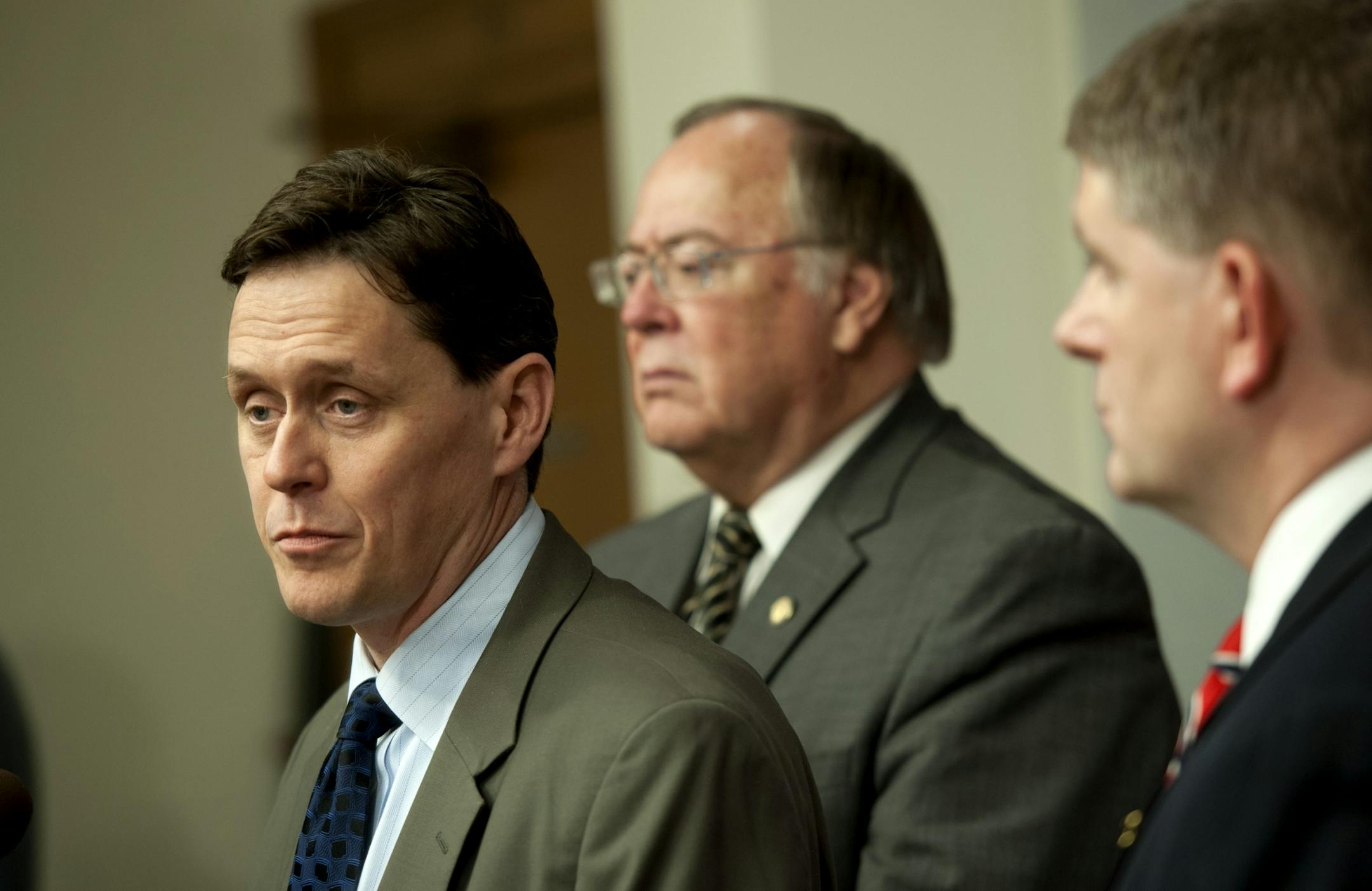 GOP legislative leaders Matt Dean, David Senjem and Kurt Zellers a