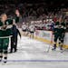 Mikko Koivu of the Minnesota Wild was honored for his 1,000th game.