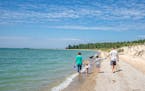There are miles of public beaches on Beaver Island, some right in town and others more remote and private, perfect places for children to explore. (Be