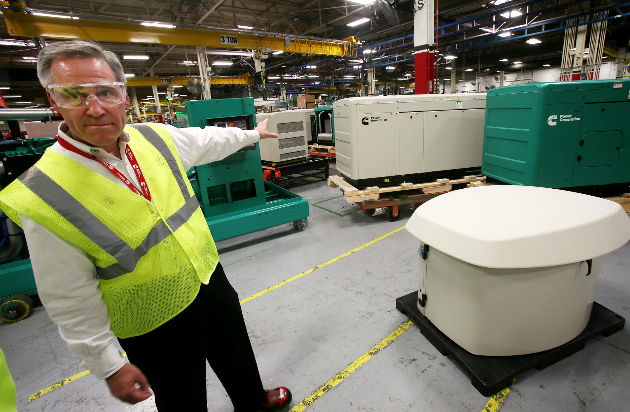 Tony Satterthwaite of Shorview-based Cummins Power Generation talks about the growth of the business, part of Indiana-based Cummins Inc. ] JOELKOYAMA‚Ä¢jkoyama@startribune Shorview, MN on May 6, 2014.