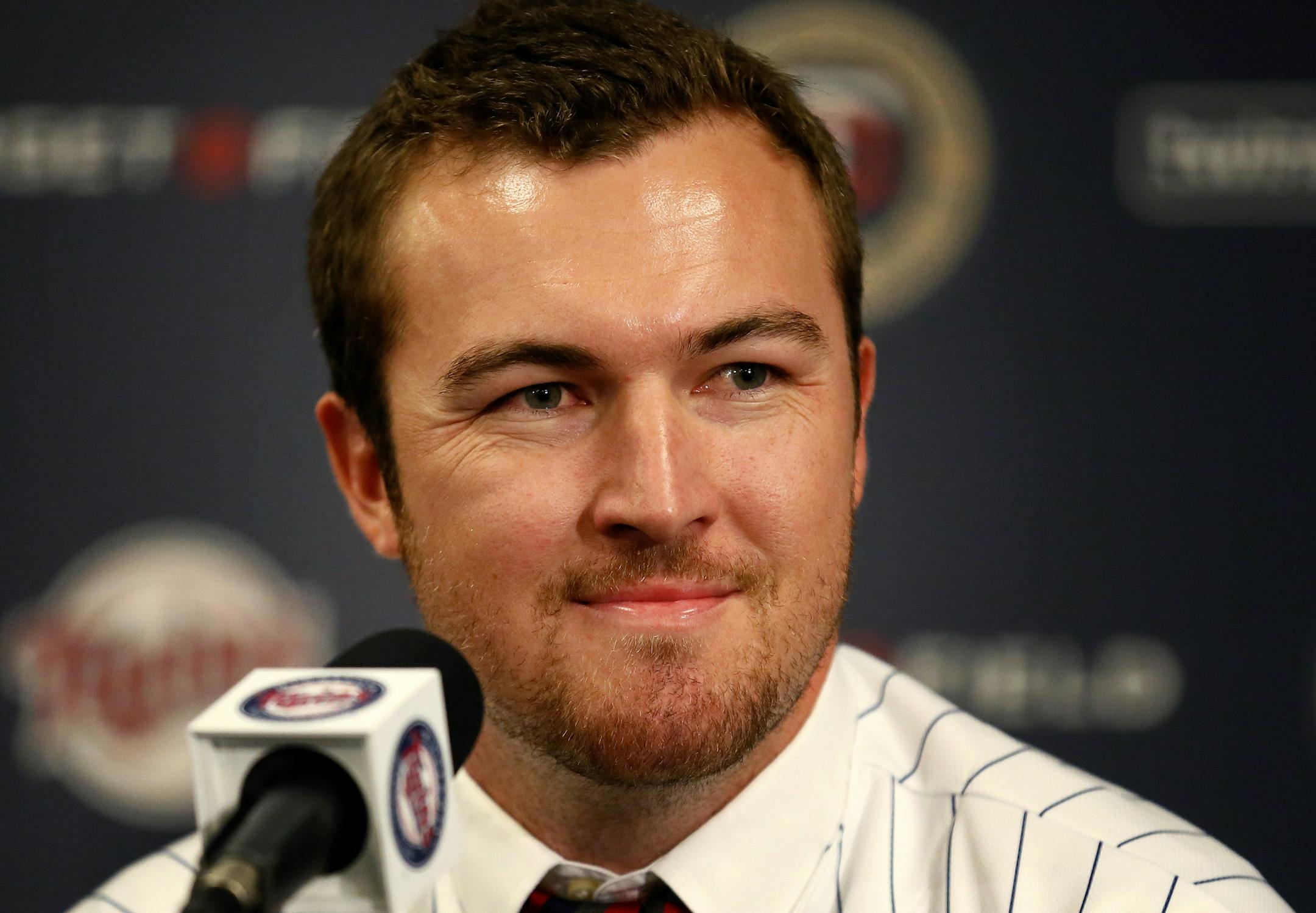 The Twins have officially announced the signing of righthander Phil Hughes to a three-year, $24 million contract. The deal was reached late last week but the club spent recent days going over details and checking Hughes' medical records before announcing the deal. Here, Hughes talked with the media. ] Minneapolis, MN - 12/05//2013