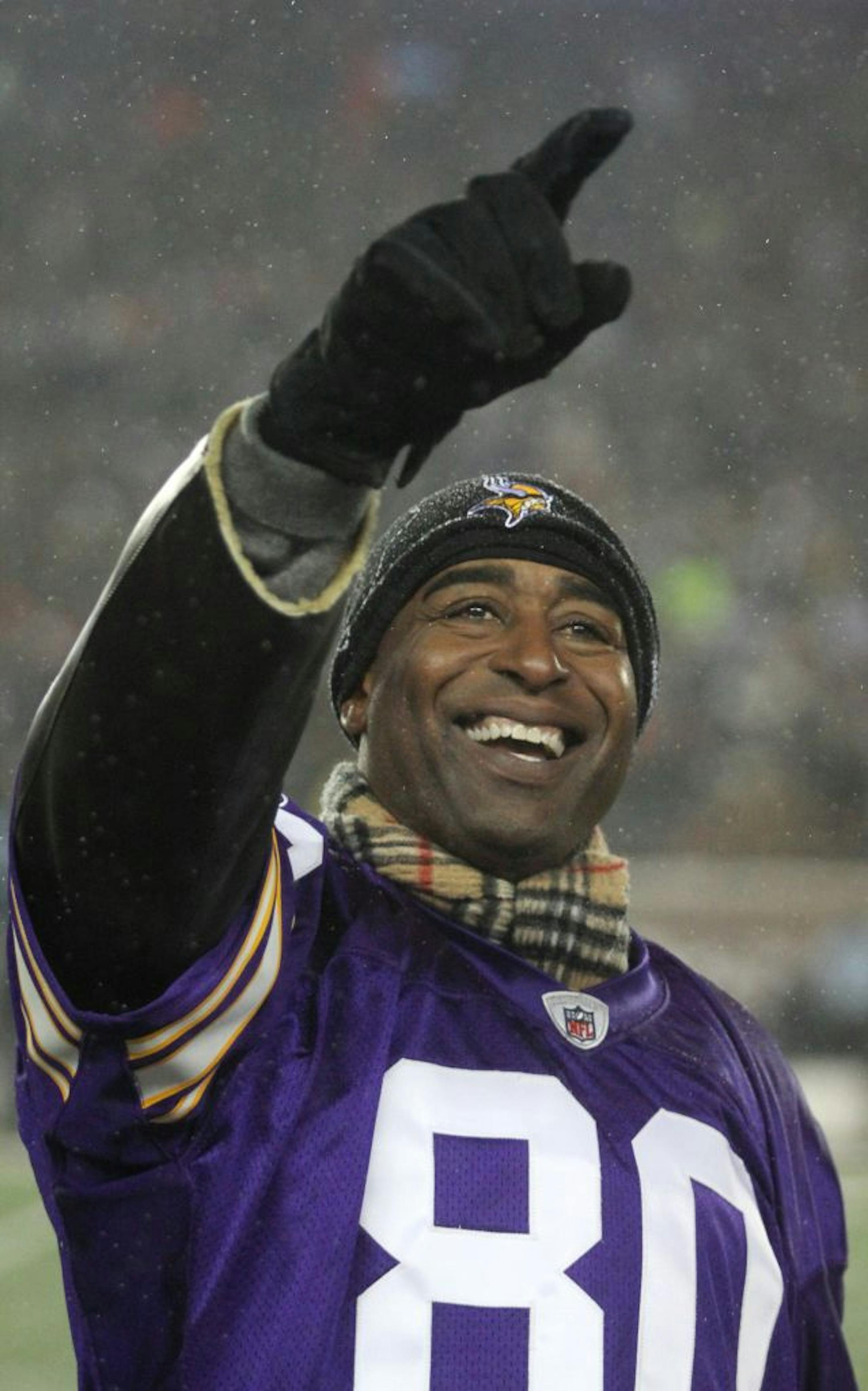 Former Vikings wide receiver Cris Carter