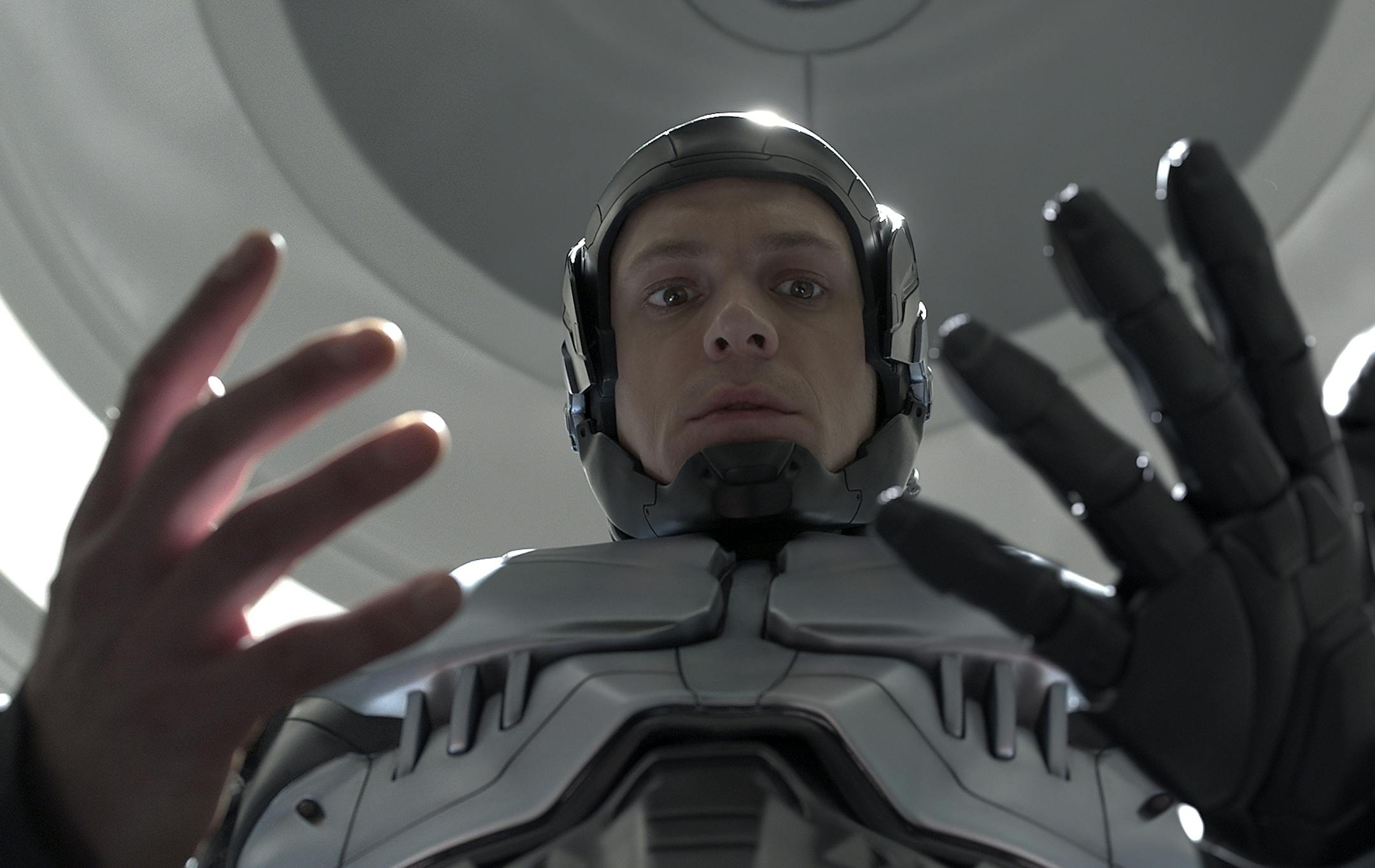 Joel Kinnaman stars in Columbia Pictures' "Robocop."