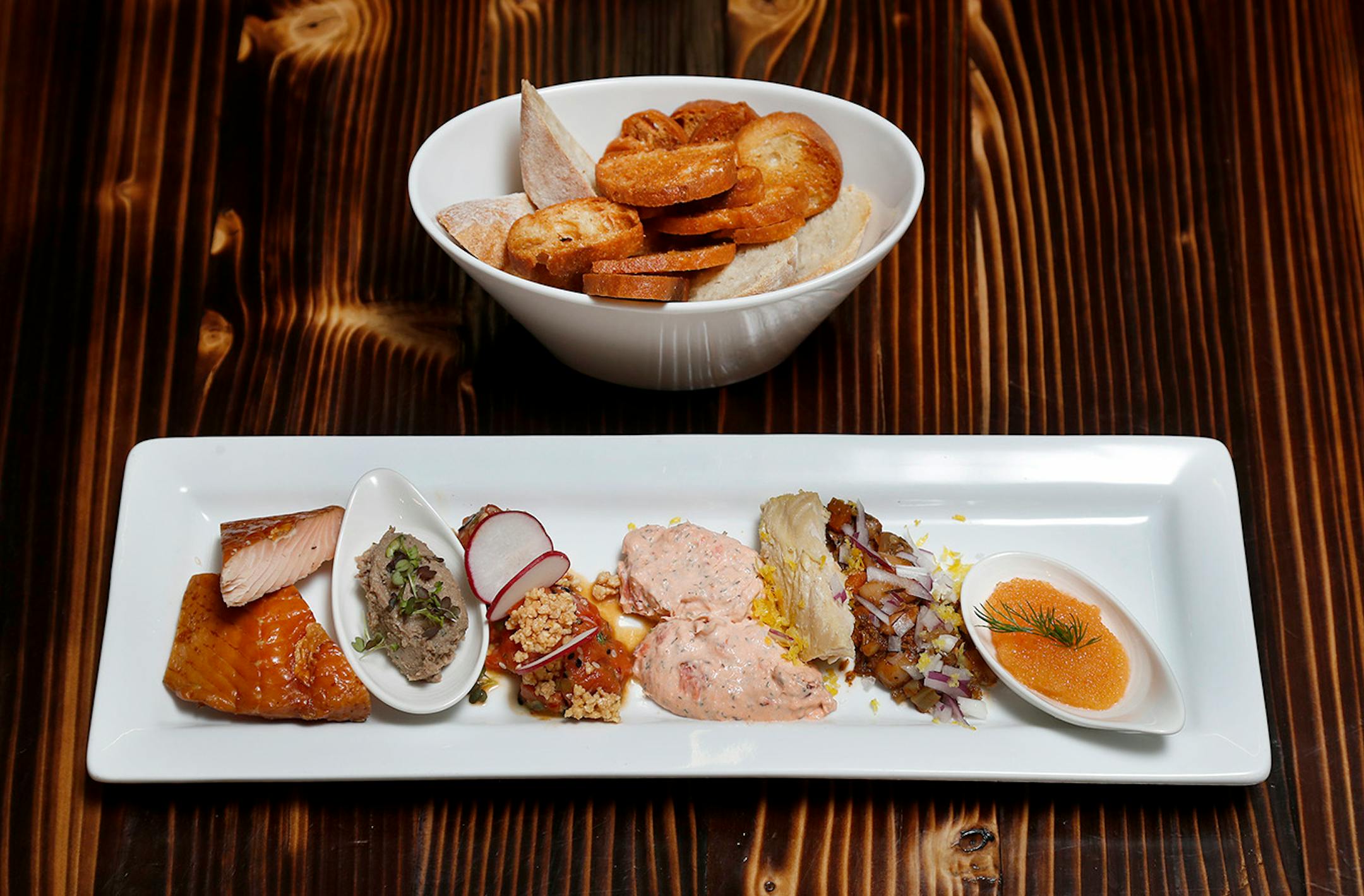 Fish Charcuterie at the Northern Waters in Duluth.