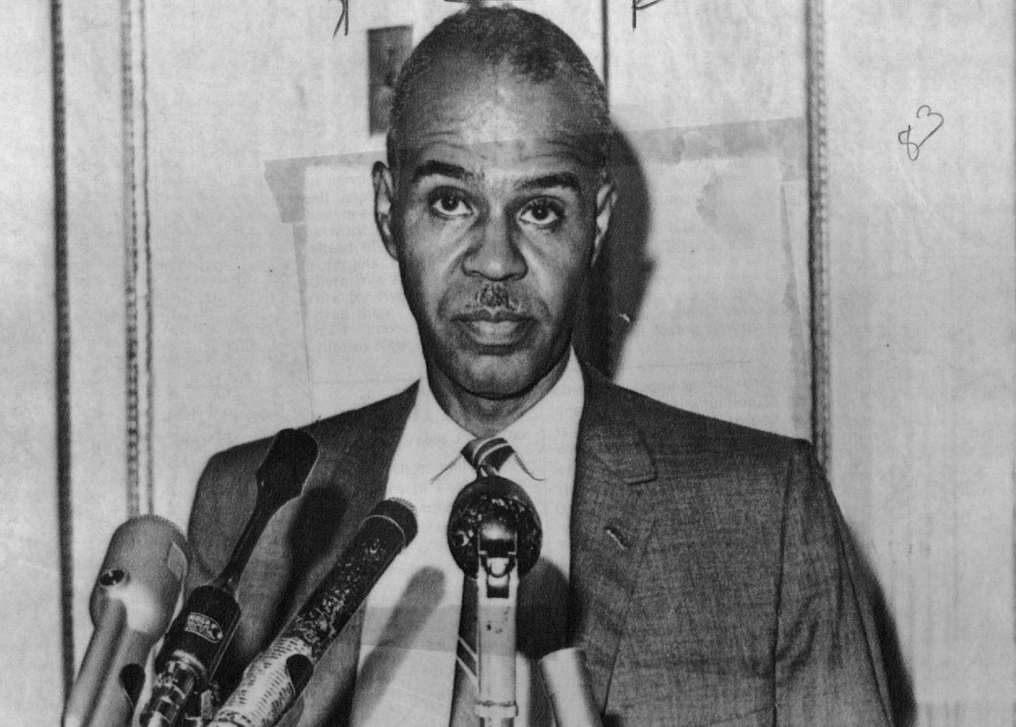 July 2, 1963 Roy Wilkins, At Chicago Republicans face a major test in Congress on civil rights legislation, says Roy Wilkins, executive secretary of the National Association for the Advancement of Colored People (NAACP). Wilkins, in a keynote address Monday night to 4,000 persons attending the NAACP's annual convention, said: July 1, 1963 United Press International; AP