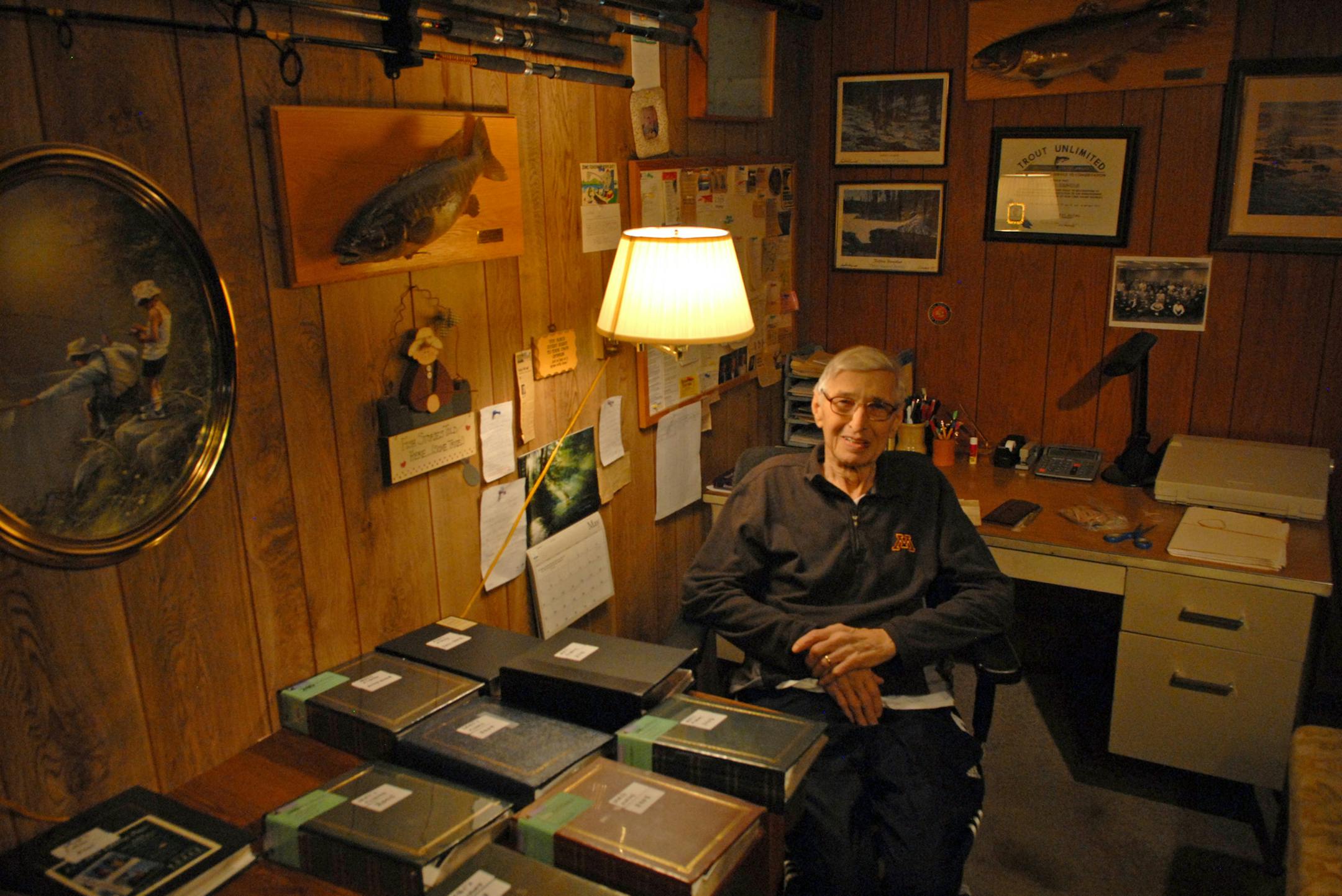 Mel Haugstad of Preston, in southeast Minnesota, is a retired DNR fisheries biologist and expert angler who has documented nearly 33,000 trout he has caught in state streams. Exact totals are available, and stunning. "From 1959 to 2012, I caught 32,795 trout,'' he said. "More than 27,000 of them on flies.''