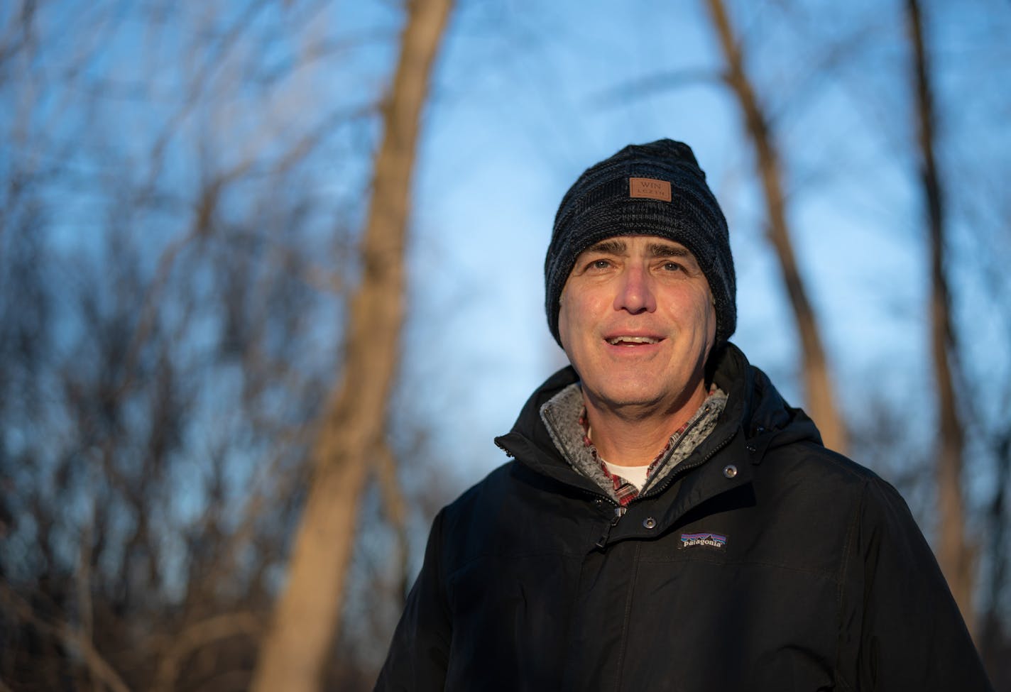 Boyd Huppert walks outdoors whenever he can, here on the trails at at Bredesen Park, Monday, Jan. 3, 2022, Edina, Minn.    ] GLEN STUBBE • glen.stubbe@startribune.com