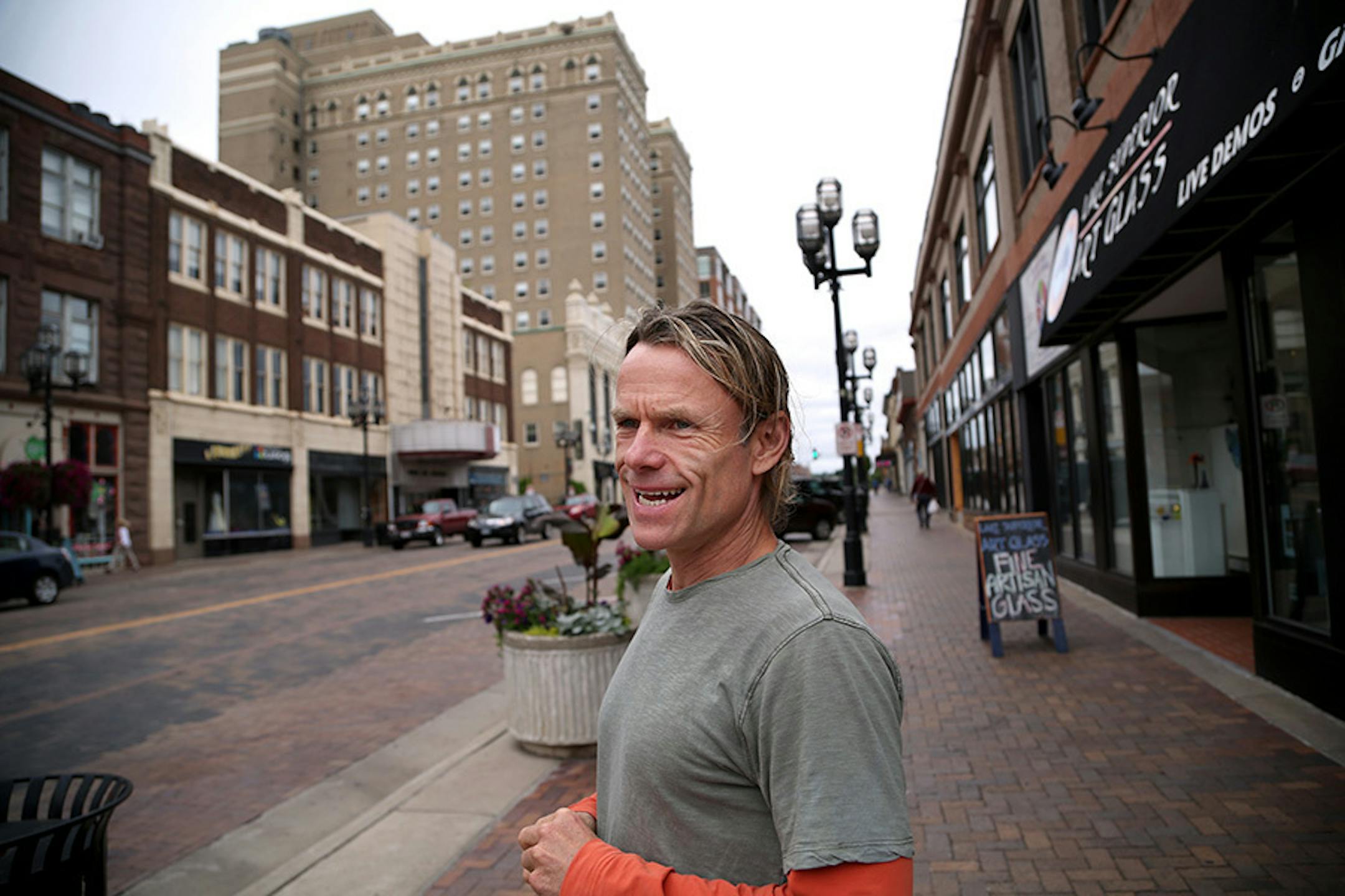 Rod Raymond is a Duluth businessman who opened Tycoon's restaurant in what used to be city hall on Superior Street and has been involved in several other businesses Wednesday August 27 2015 in Duluth, MN. A profile on the resurgence of Duluth.