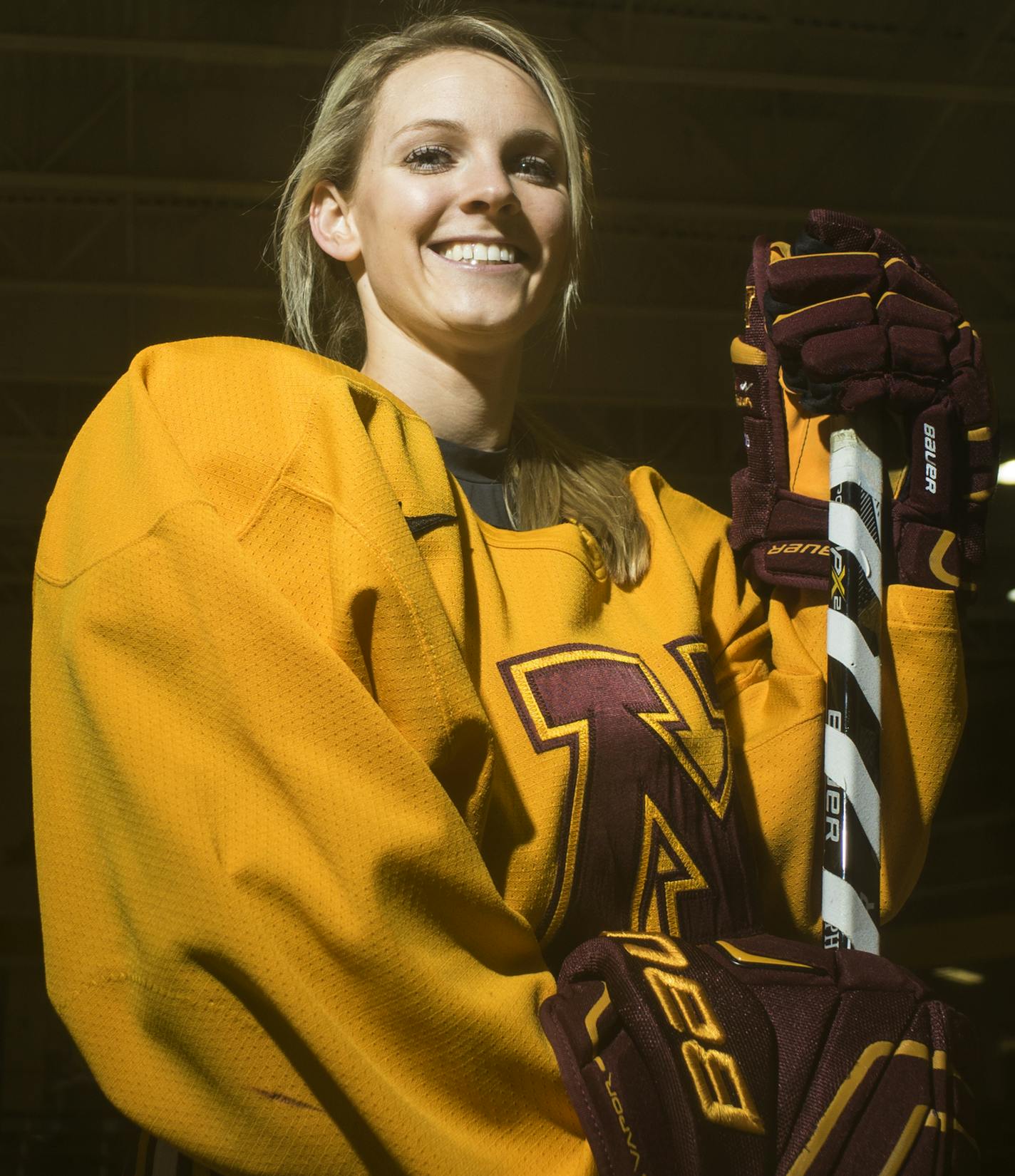 Amanda Kessel is a featured in our story about the Women's Gophers team as they face Princeton this Saturday]. Richard Tsong-Taatarii/rtsong-taatarii@startribune.com