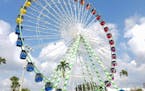 The Great Big Wheel stretches 156 feet into the air.