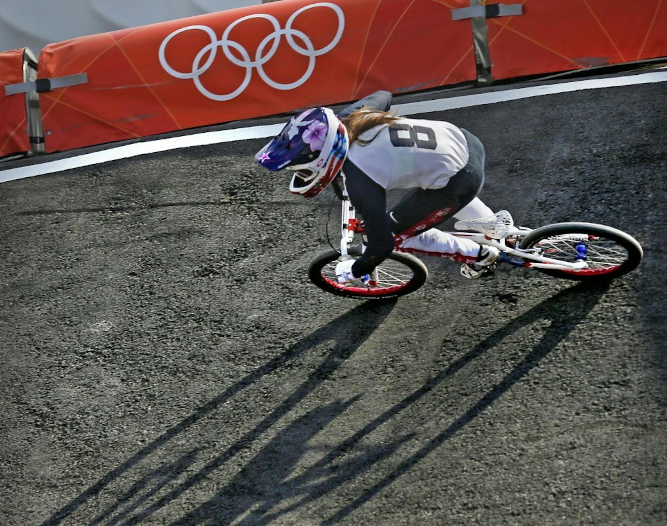 Alise Post rode during the London Olympics in 2012. She crashed there, and is hoping for a better run in Rio.