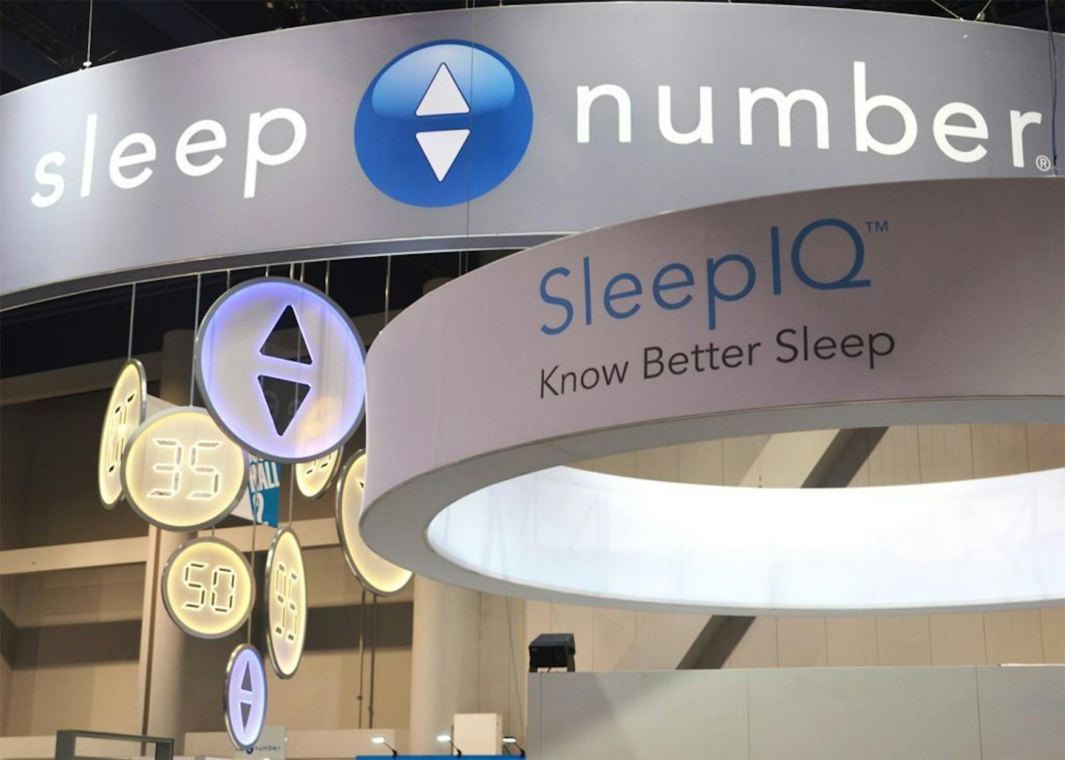 Select Comfort's exhibit in Consumer Electronic Show in Vegas