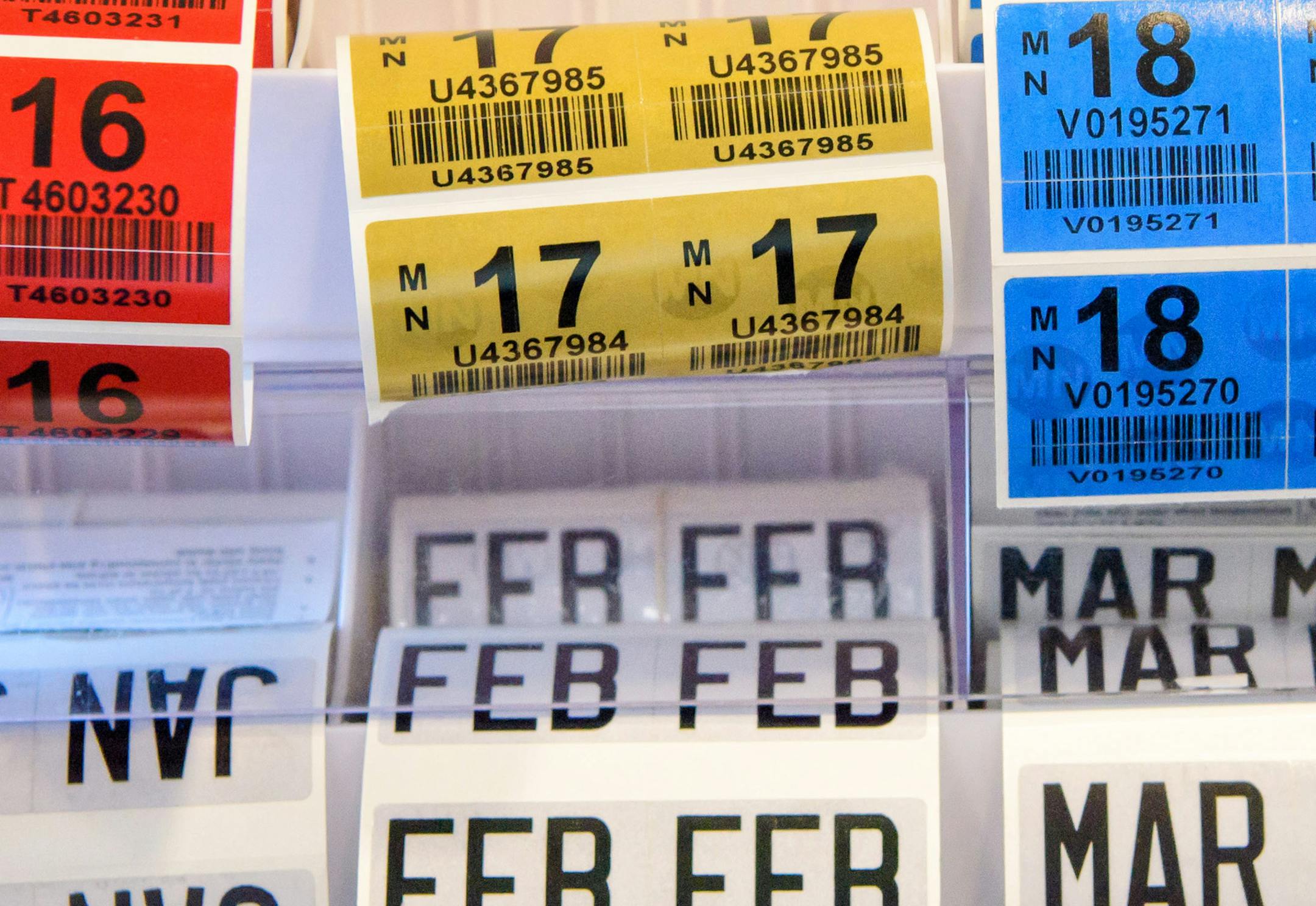 Minnesota has a complicated formula for determining how much vehicle owners pay for these stickers each year.
