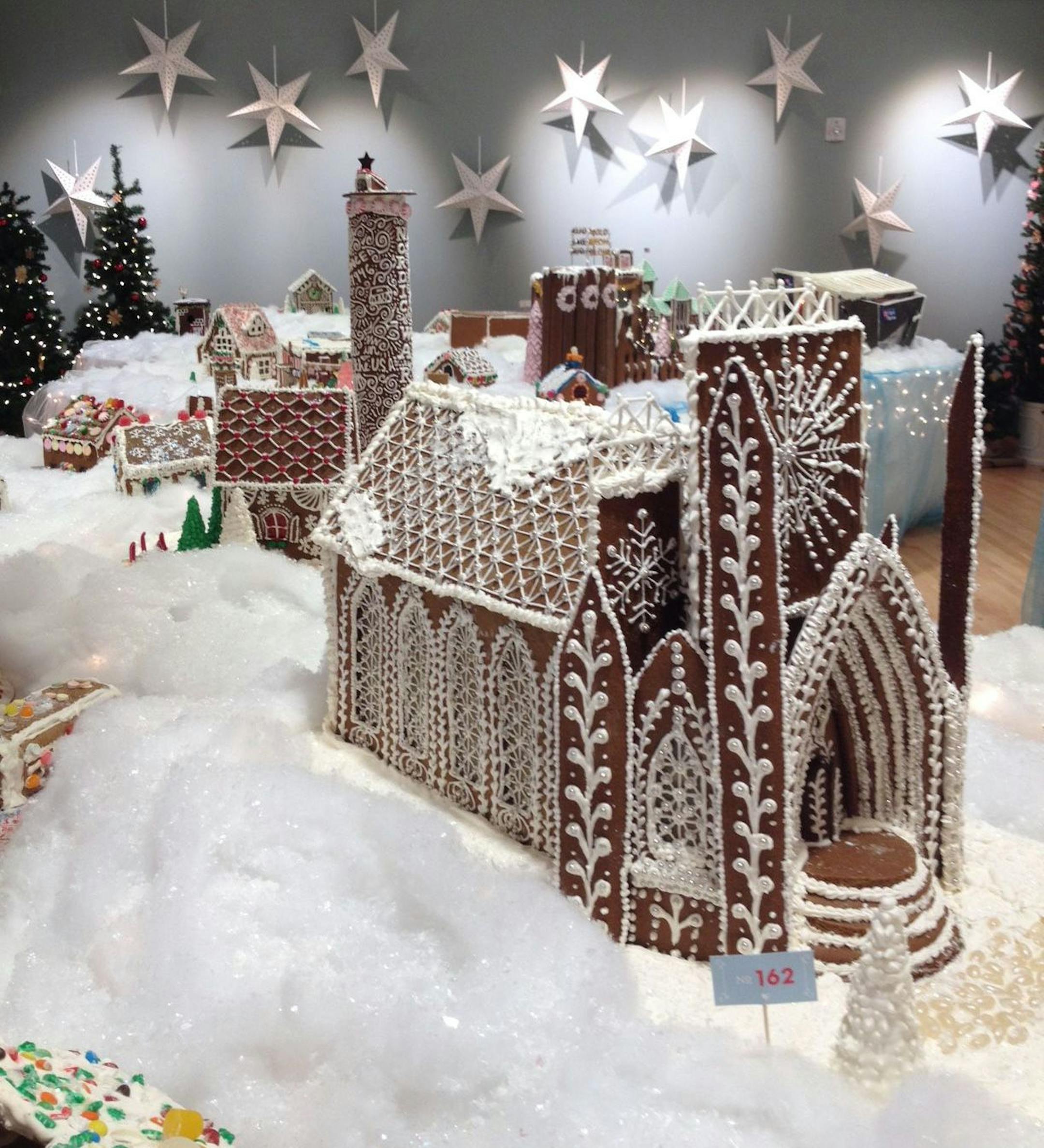 Almost 70 gingerbread creations by pros and home bakers tempt the eye at Norway House.