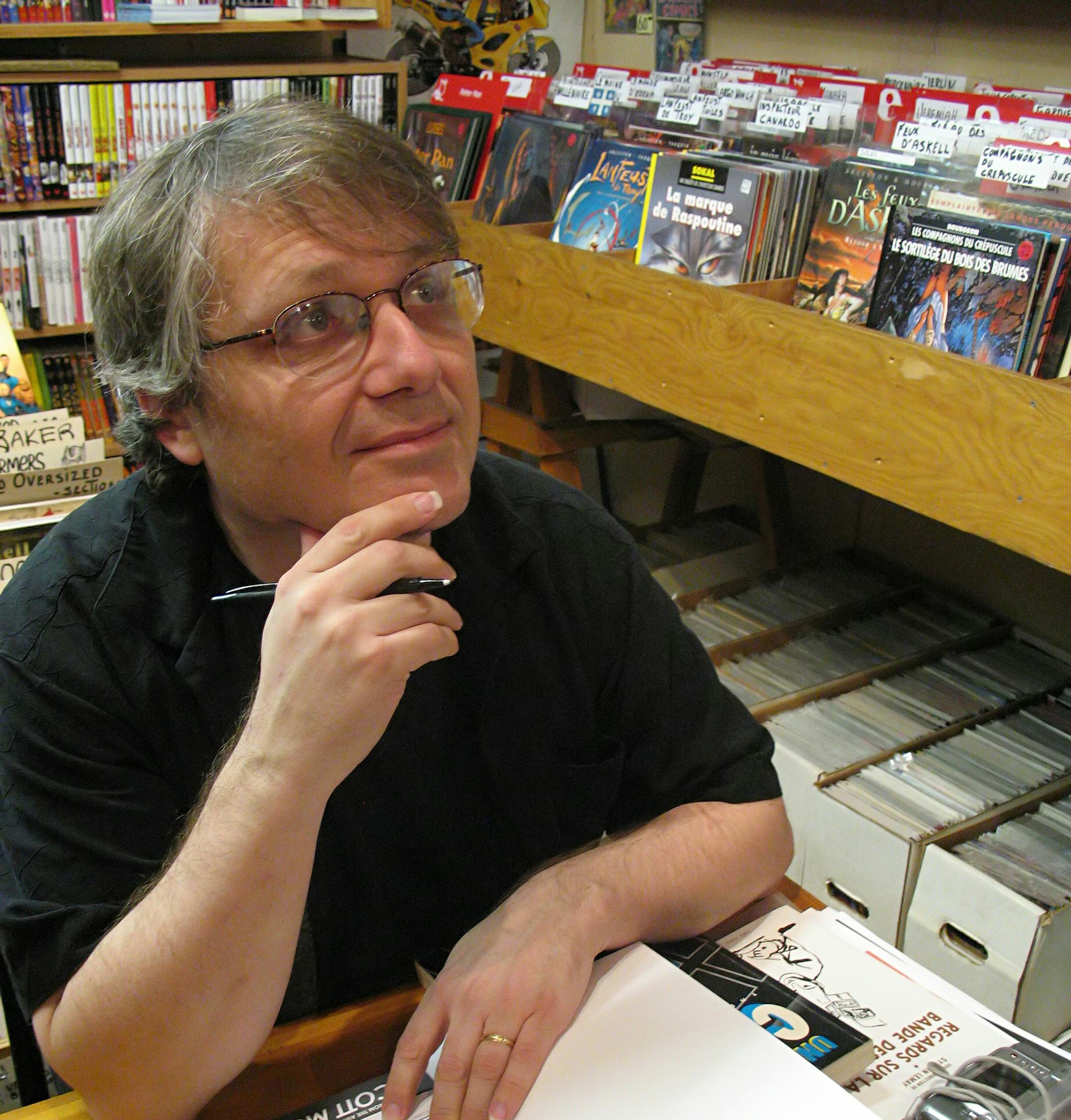 Comic book author Scott McCloud.